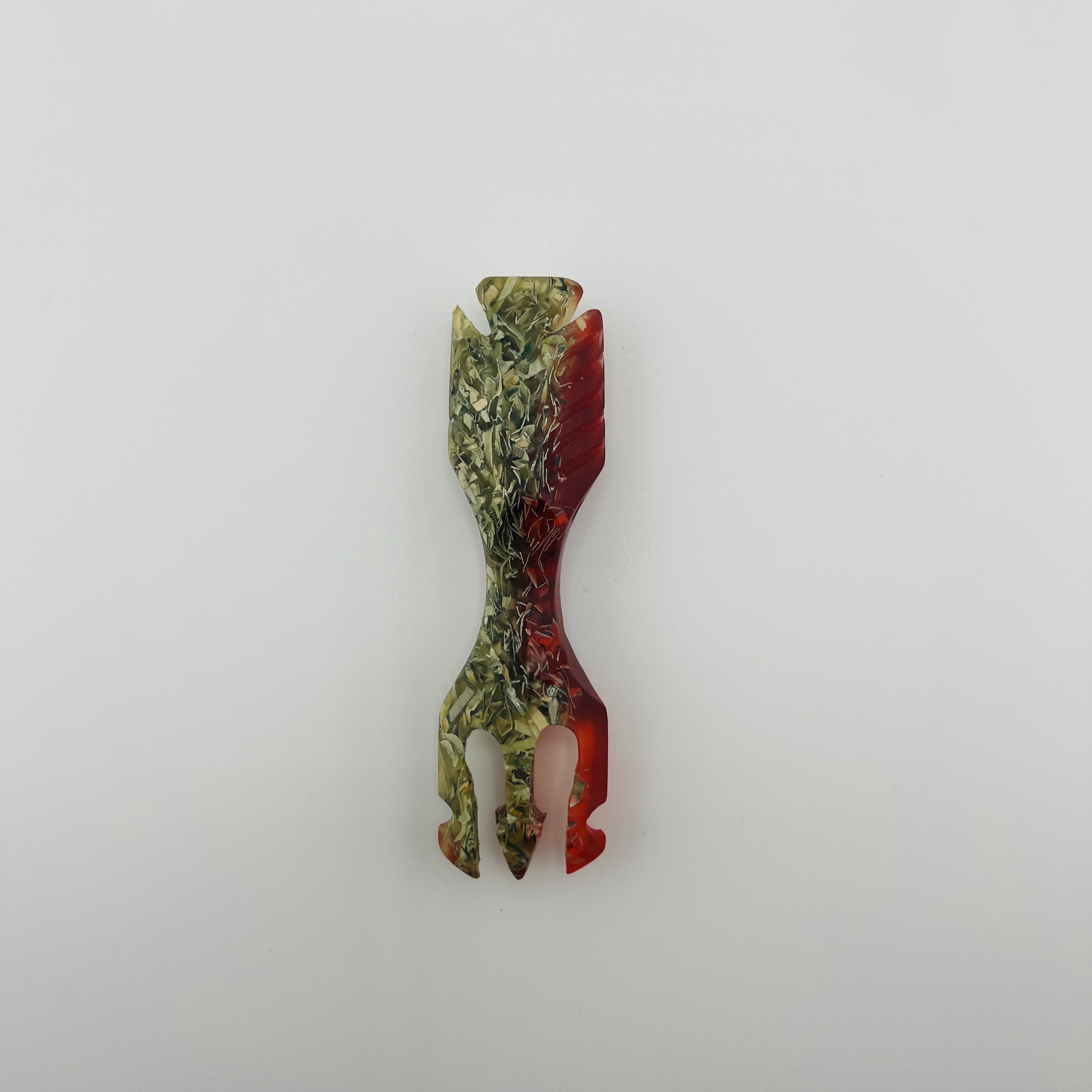Devil's trident mini display dagger, blood money resin