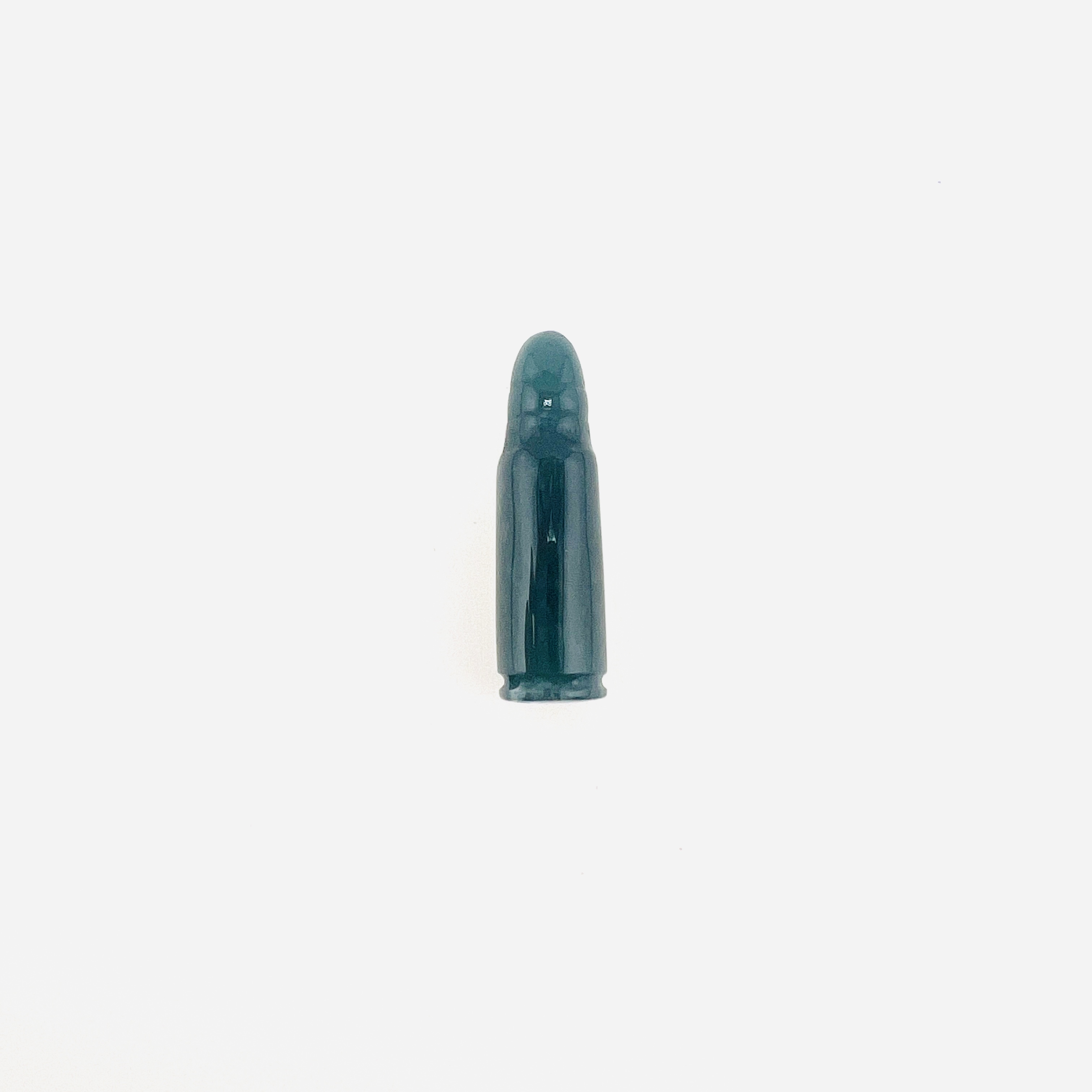 Imperial green snowflake jadeite bullet pendant