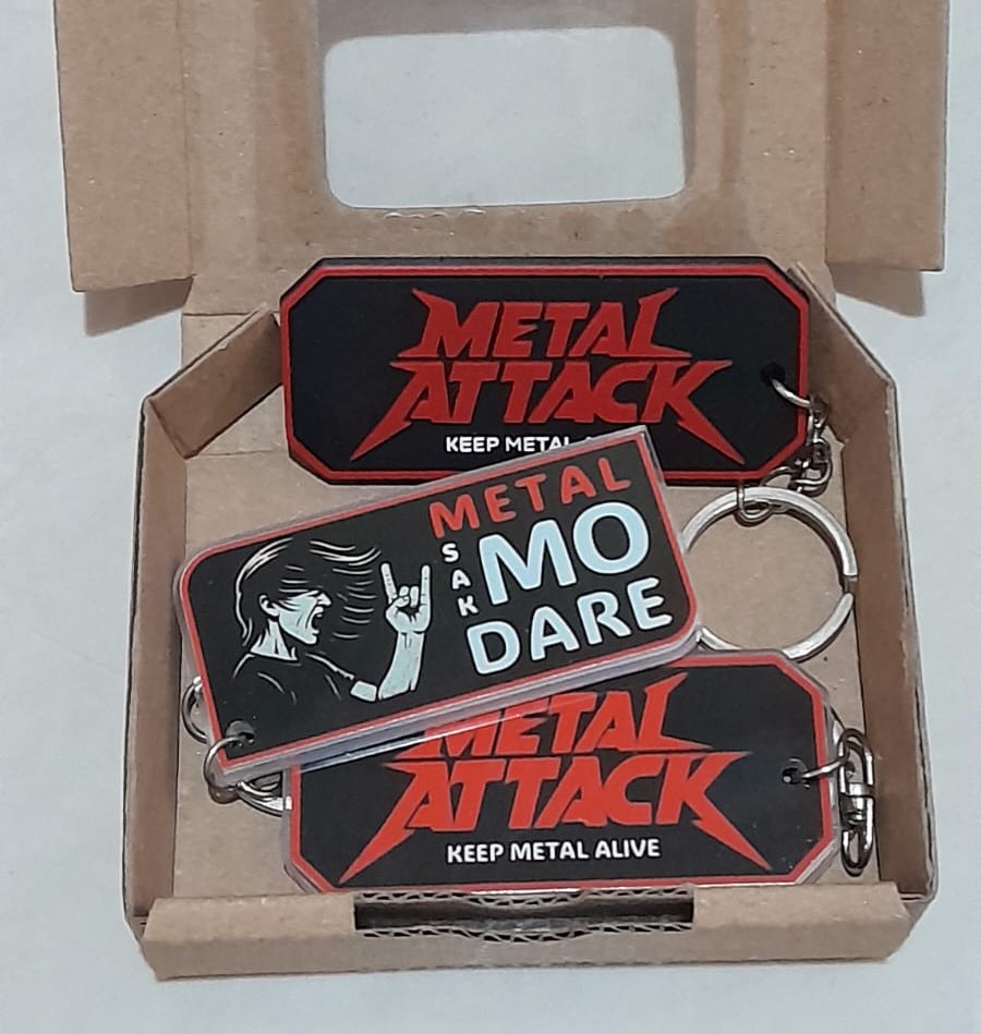 Gantungan Kunci Metal Attack