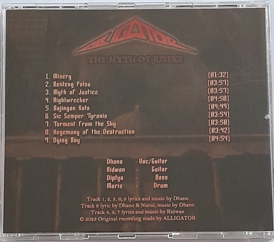 THE MYTH OF JUSTICE - CD