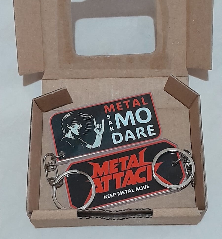 Gantungan Kunci Metal Attack