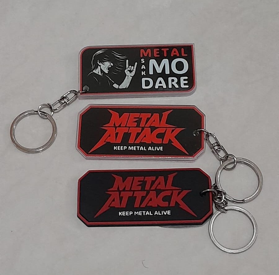 Gantungan Kunci Metal Attack