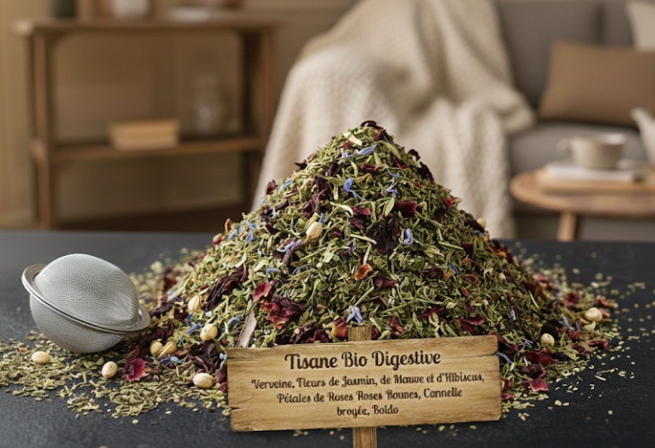 Tisane Bio Digestive – Infusion Bien-Être & Équilibre