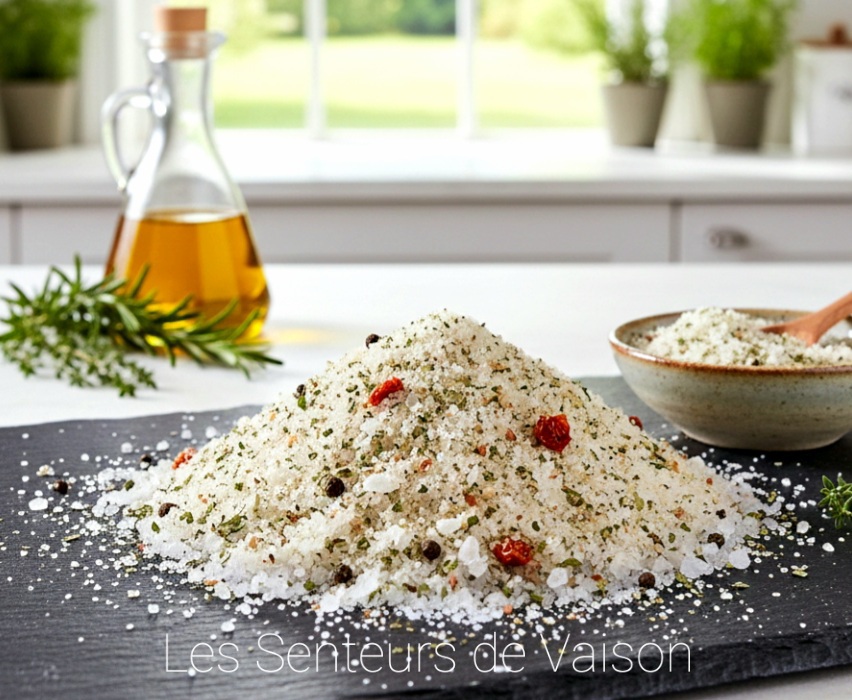 Sel Provençal – Sel de Camargue & Herbes du Sud | Tomate Séchée & Ail