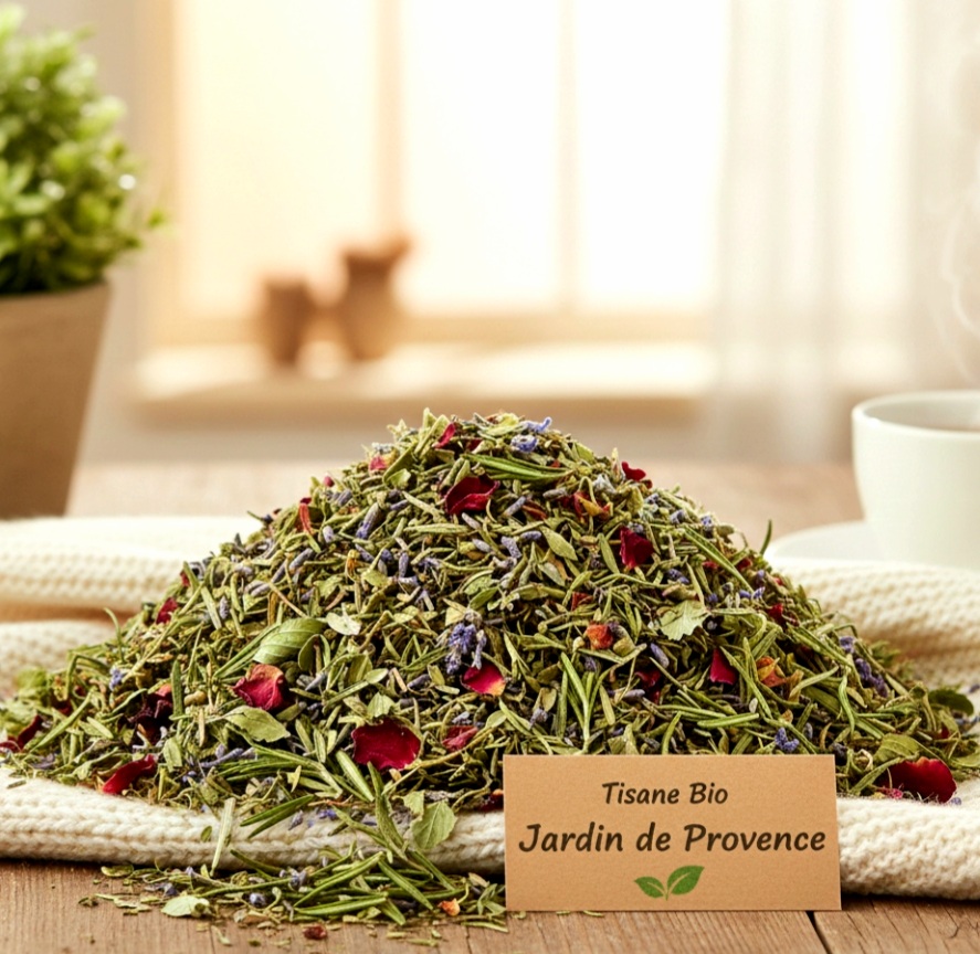 Tisane Bio Jardin de Provence – Mélange Aromatique et Floral 