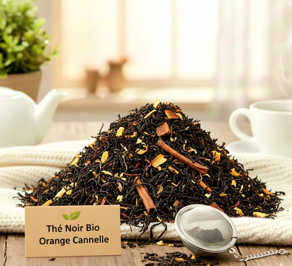 Thé Noir Bio Orange Cannelle