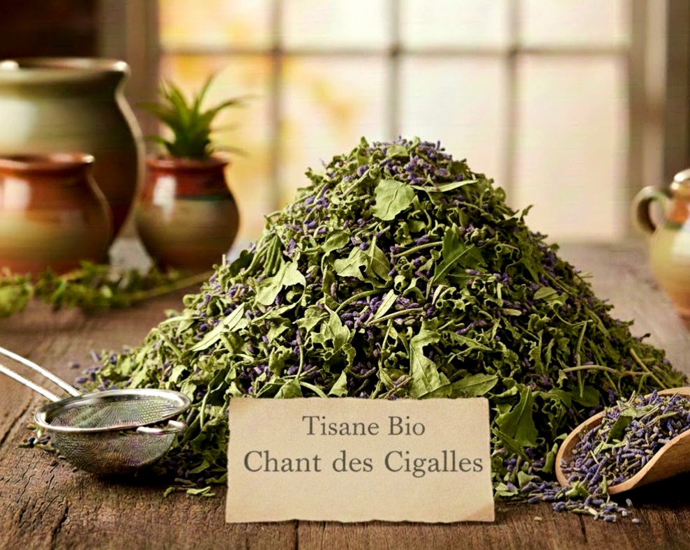 Tisane Bio Chant des Cigales – Mélange Aromatique et Floral