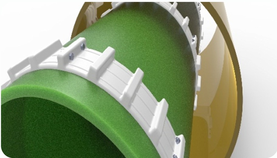 HDPE Casing Spacer Insulators – High-Density Polyethylene Pipe Supports