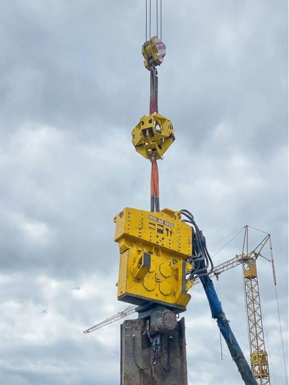 Crane Vibration Dampers for Vibratory Hammers