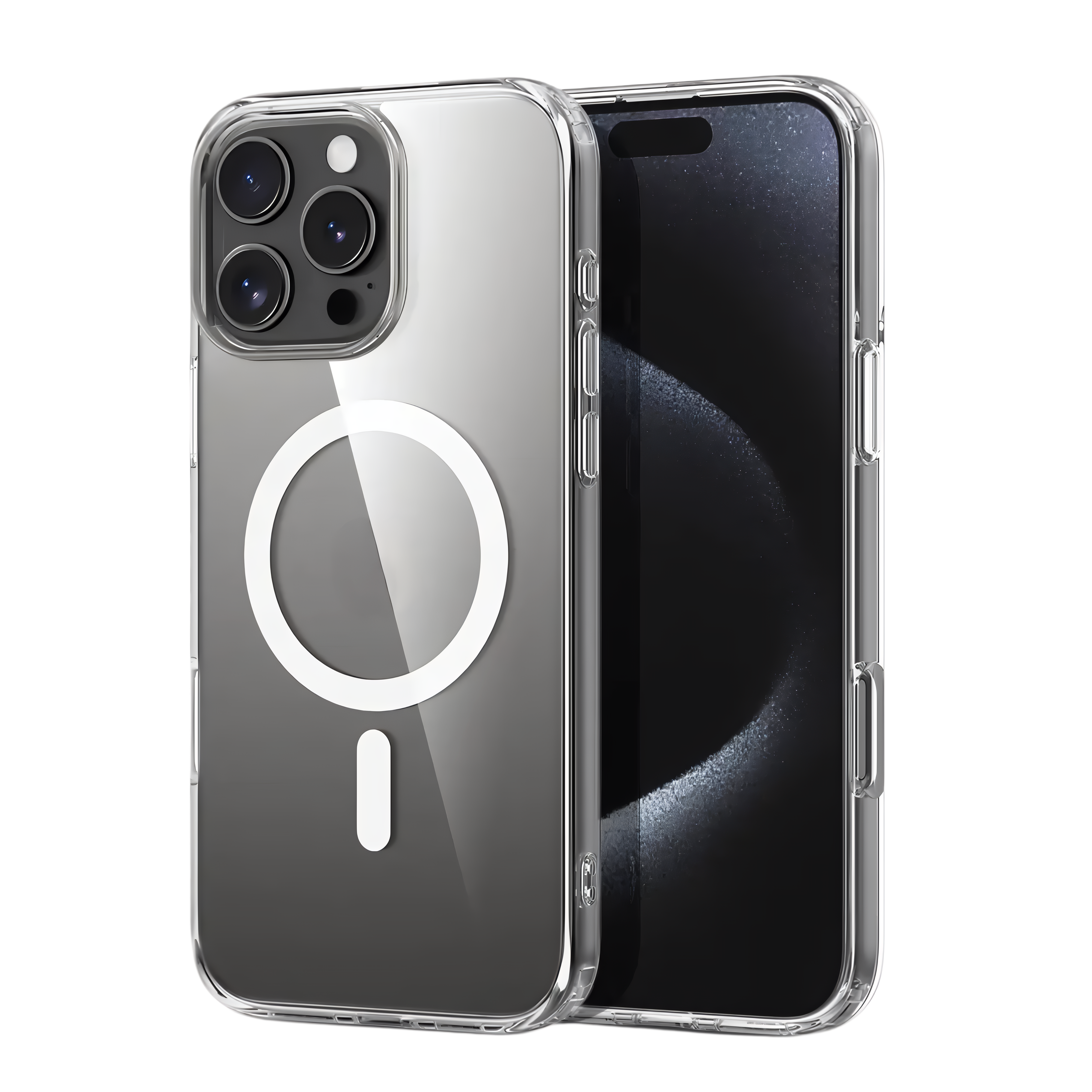 iphone14 series Defenda CrystalMag – Clear MagSafe Case with  POP UP Animation Wireless Charging Support 