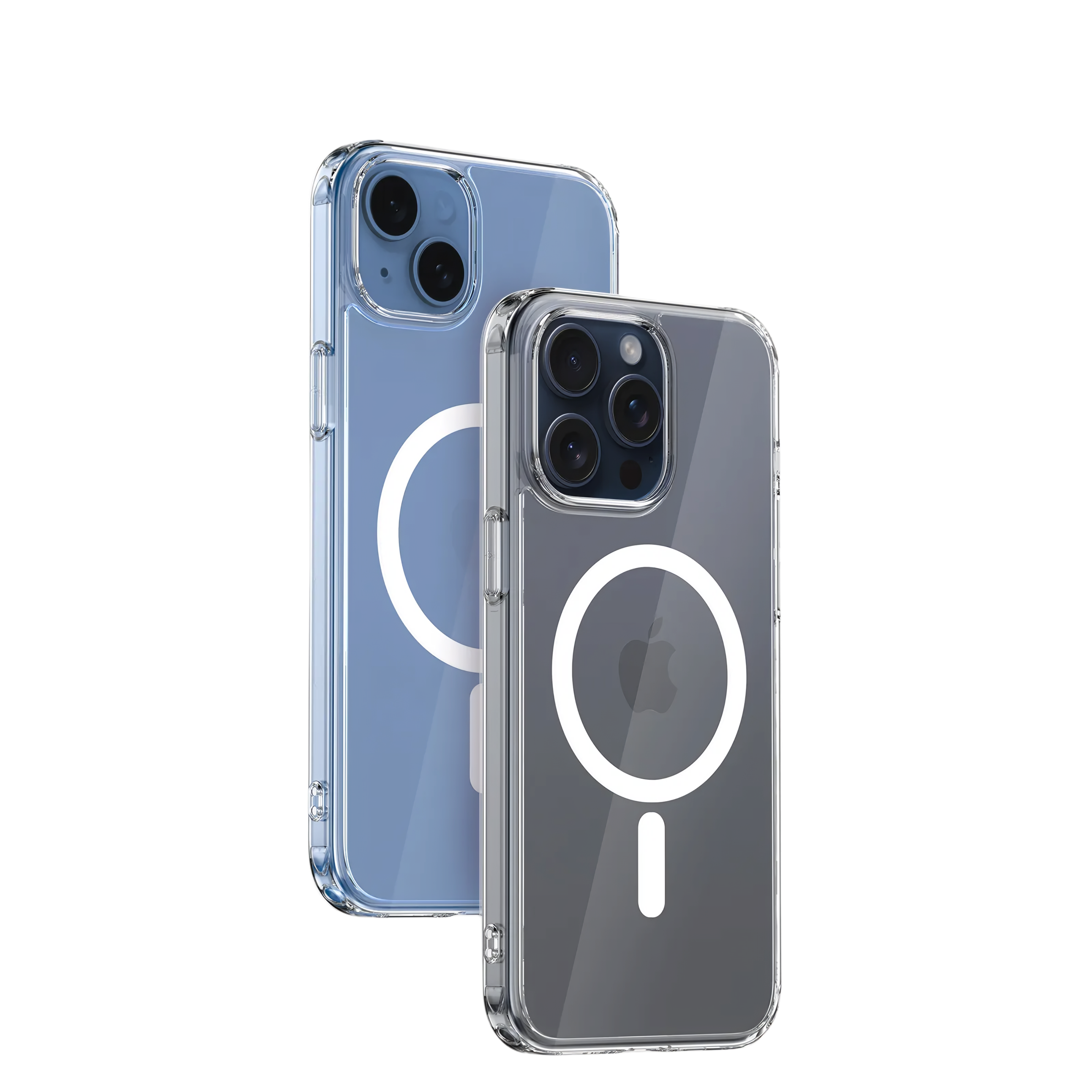 iphone15 series Defenda CrystalMag – Clear MagSafe Case  with POP UP Animation and Wireless Charging Support 