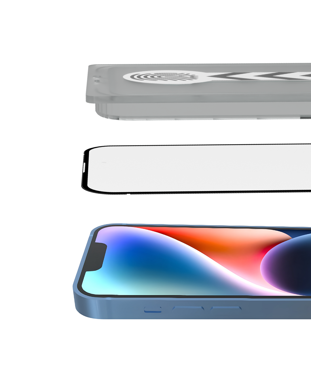 iphone14 series Defenda  Diamond Cut Tempered Glass with Applicator & Installation Kit (pack of 2) – Precision Protection Made Easy"