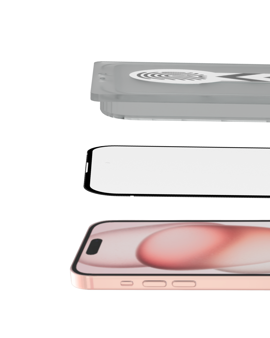 iphone15 series Defenda Diamond Cut Tempered Glass With Easy Aplicator and kit (pack of 2)