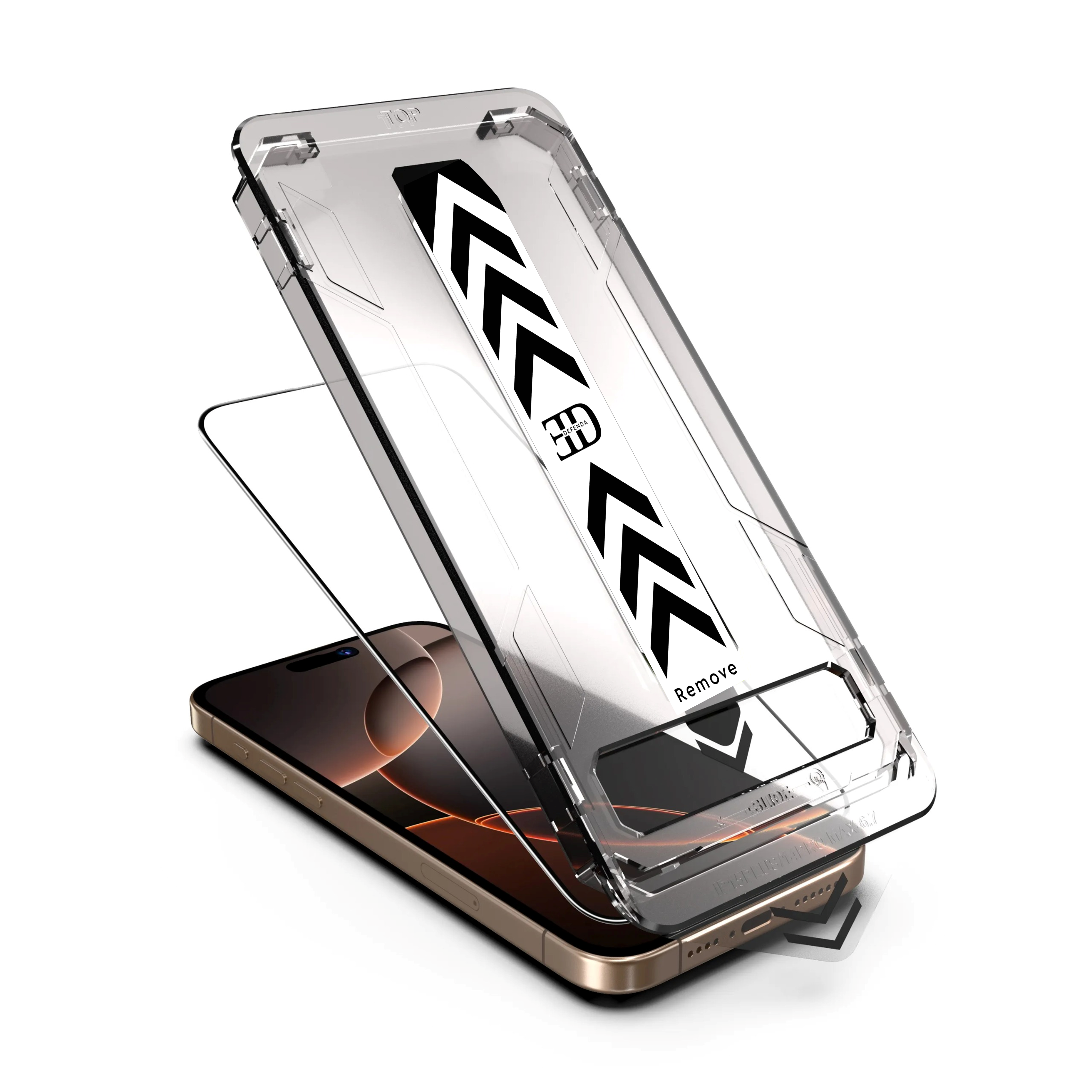 iphone16 series Defenda Diamond Cut Tempered Glass (Pack of 2) – Easy Installation, Maximum Protection