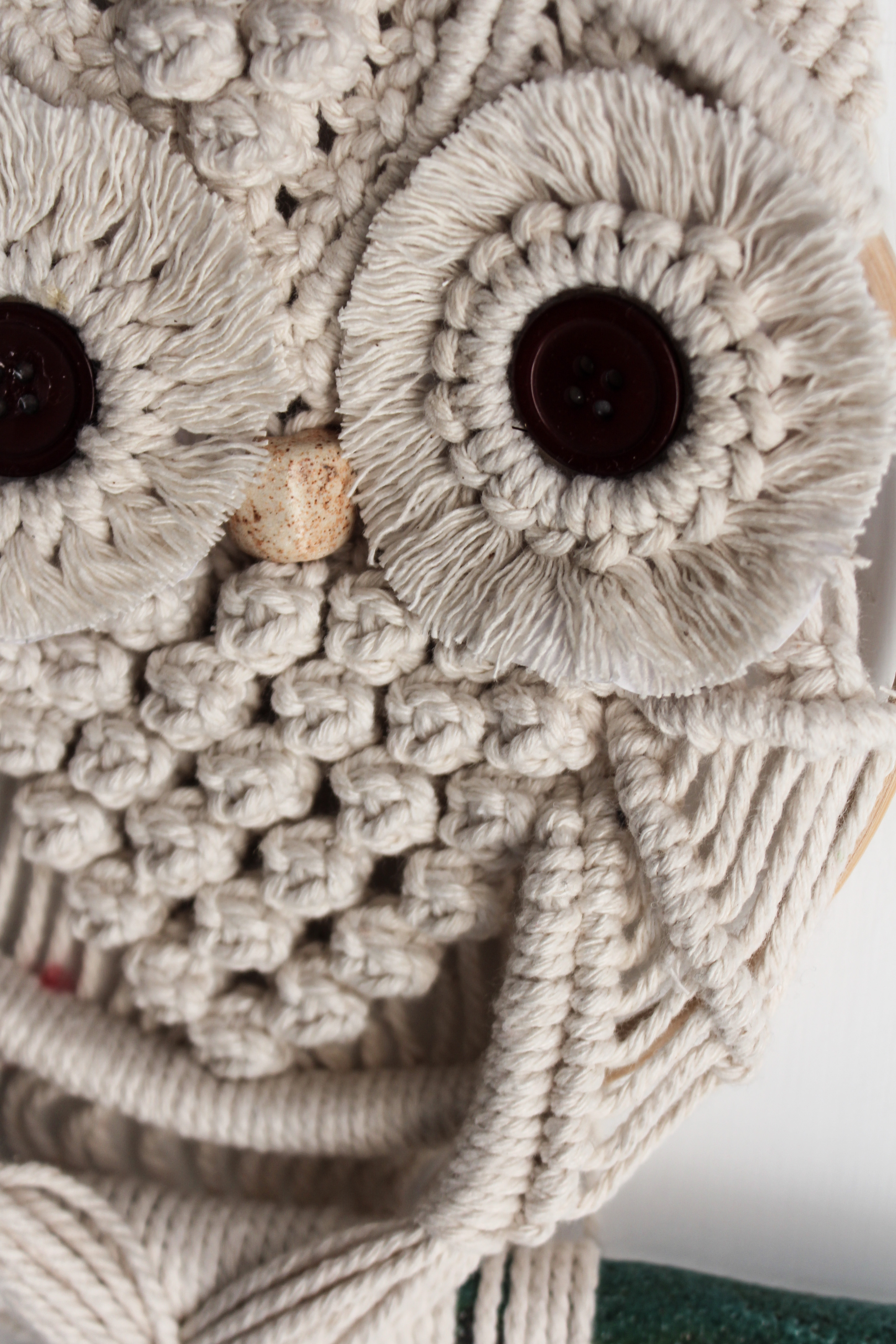 Macramé owl