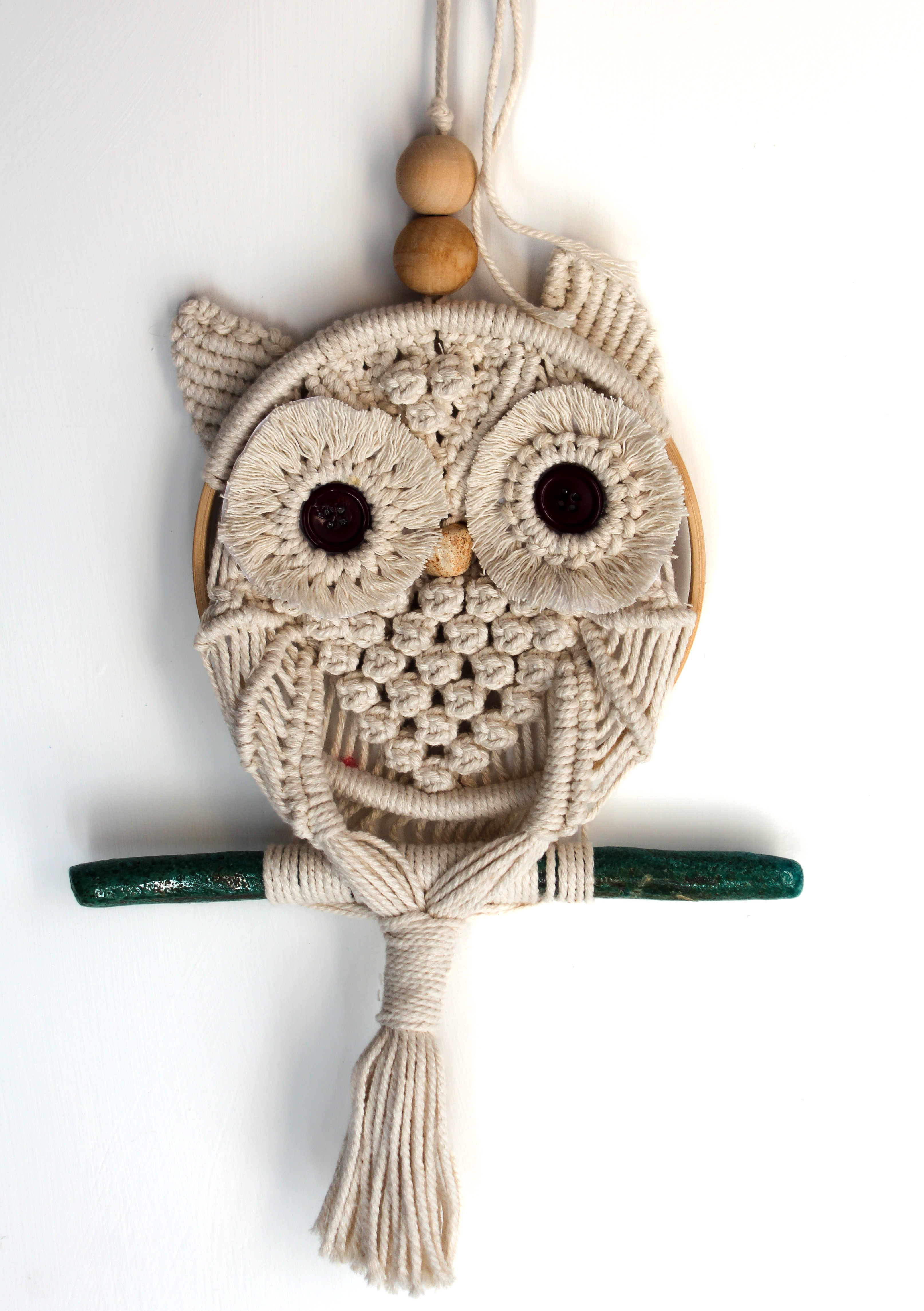 Macramé owl