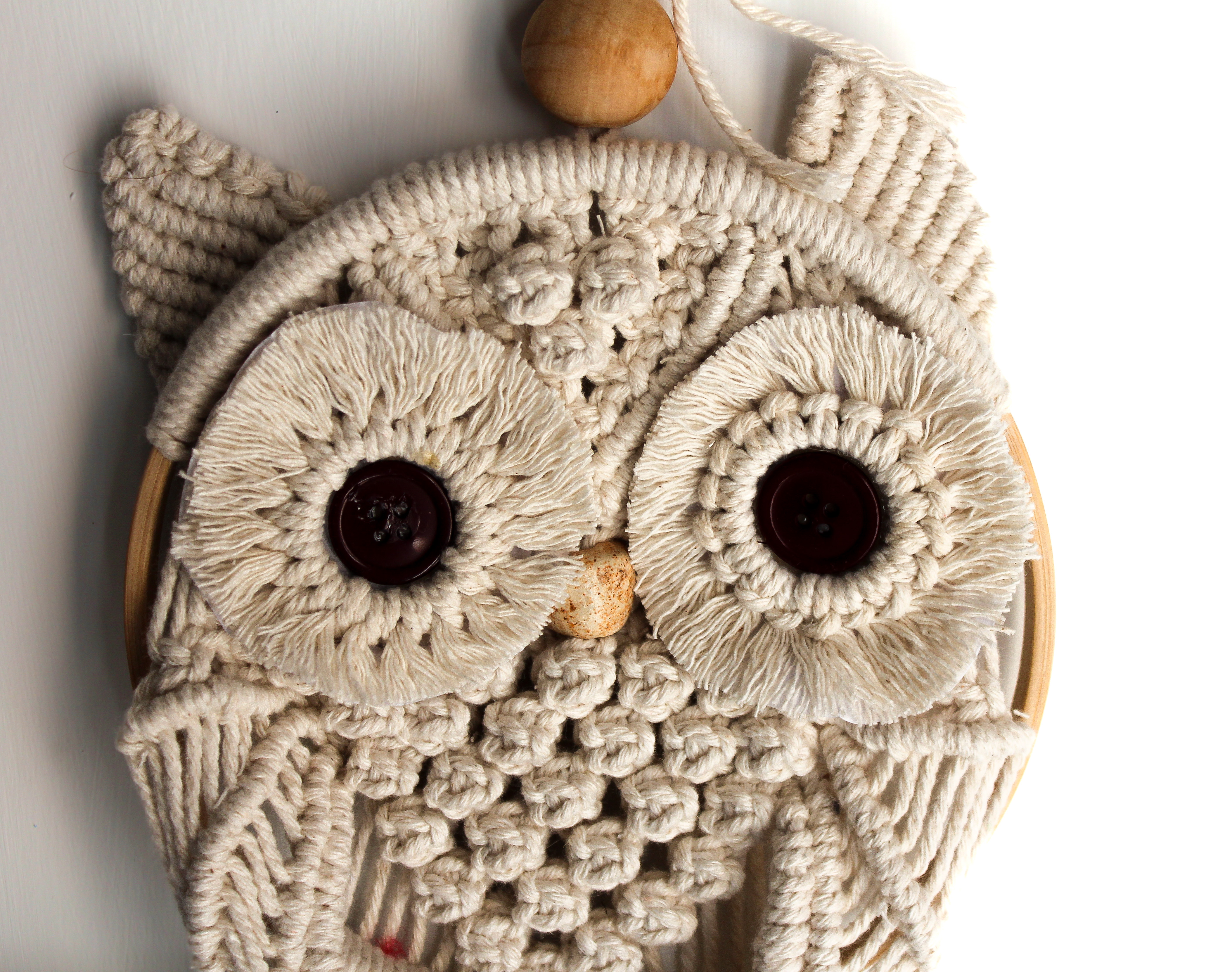 Macramé owl