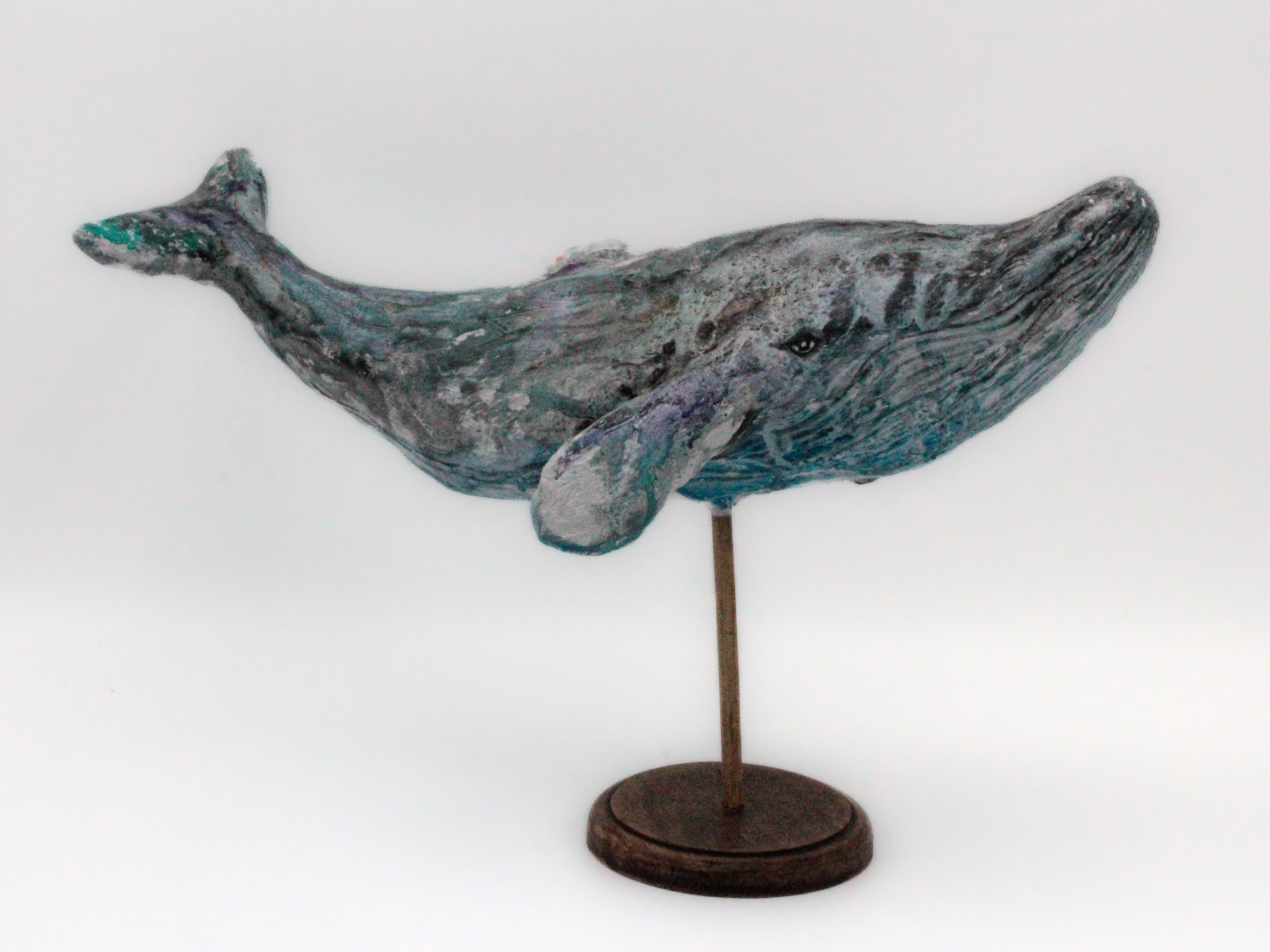 Handcrafted Whale Sculpture