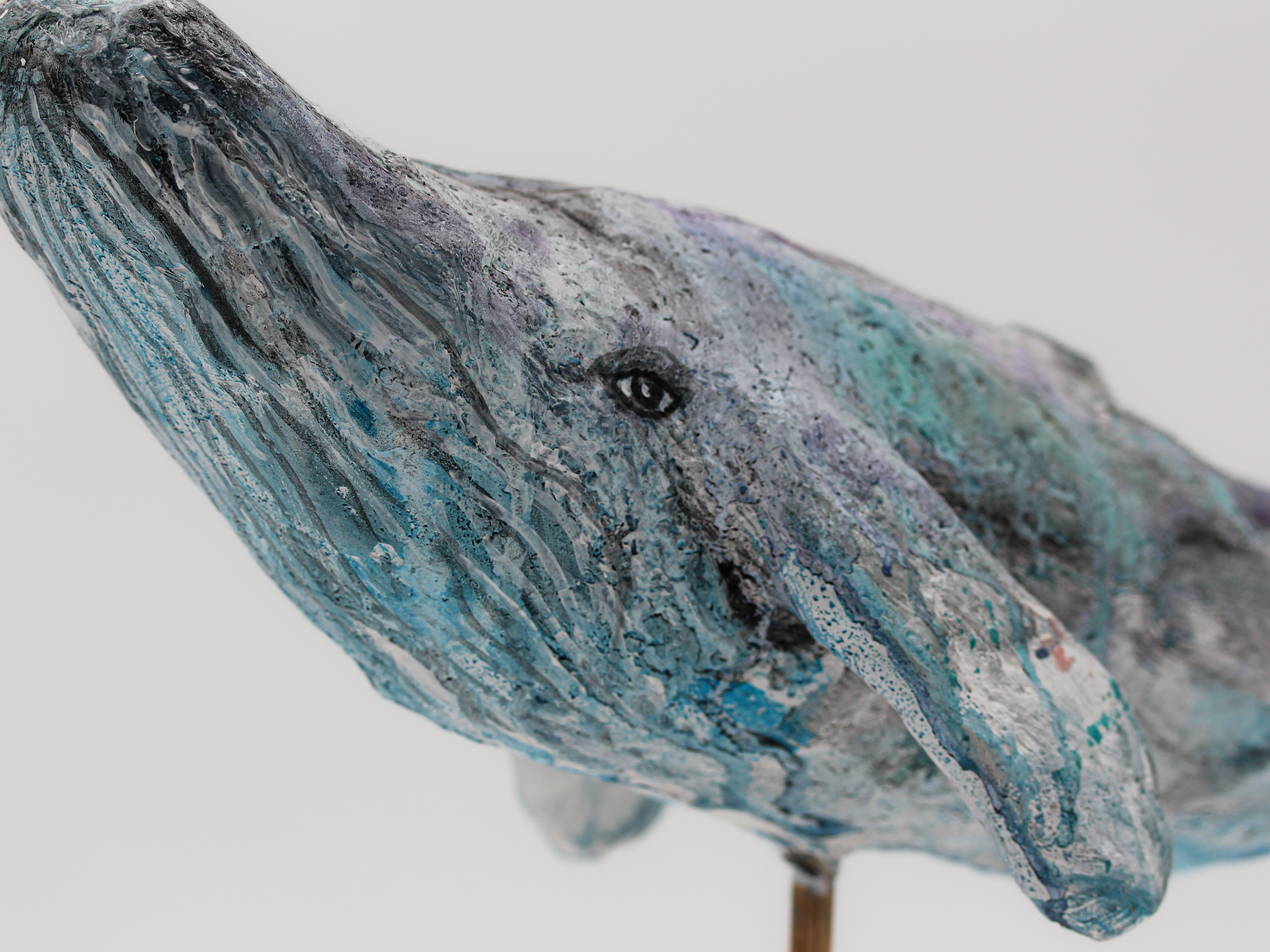 Handcrafted Whale Sculpture