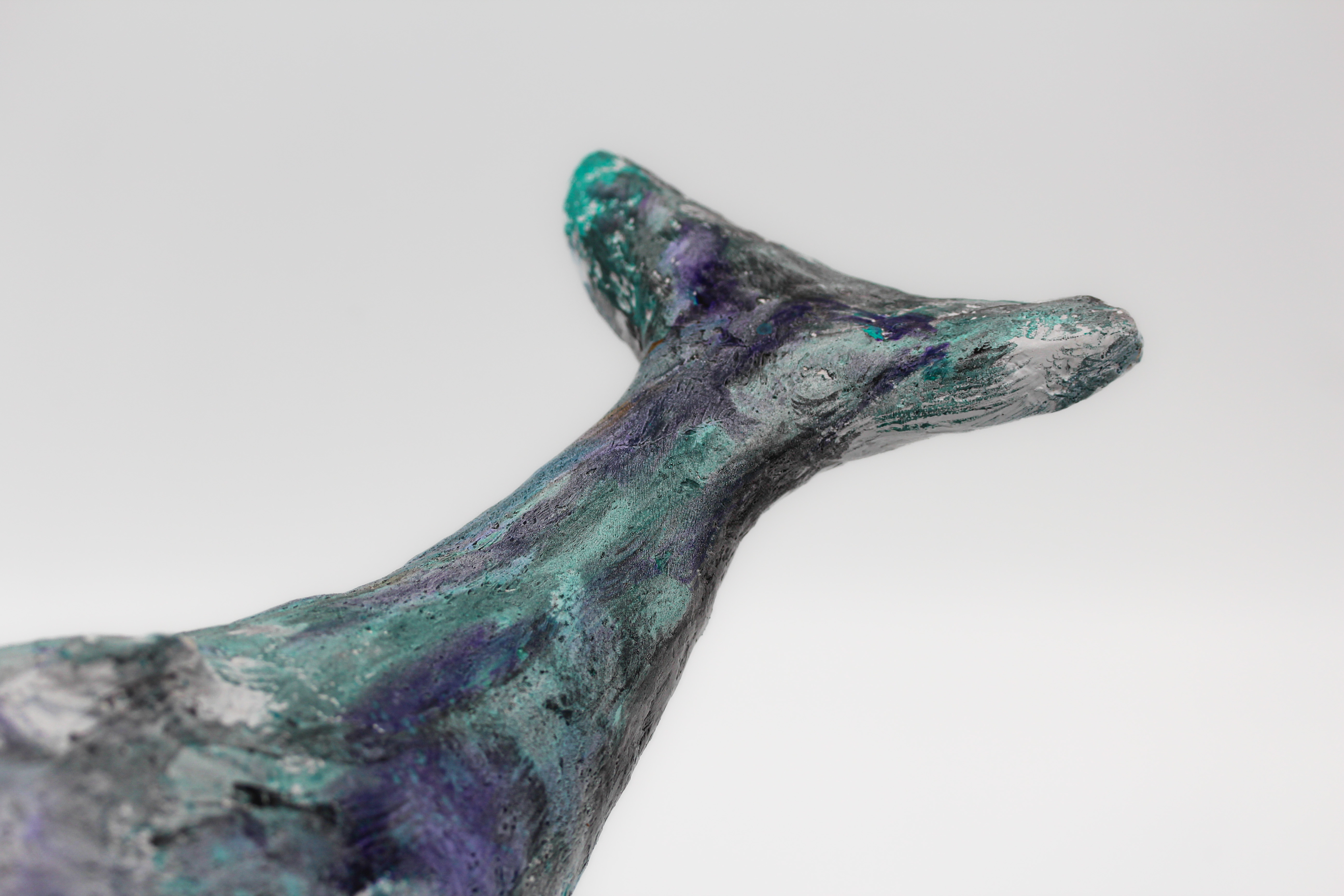 Handcrafted Whale Sculpture