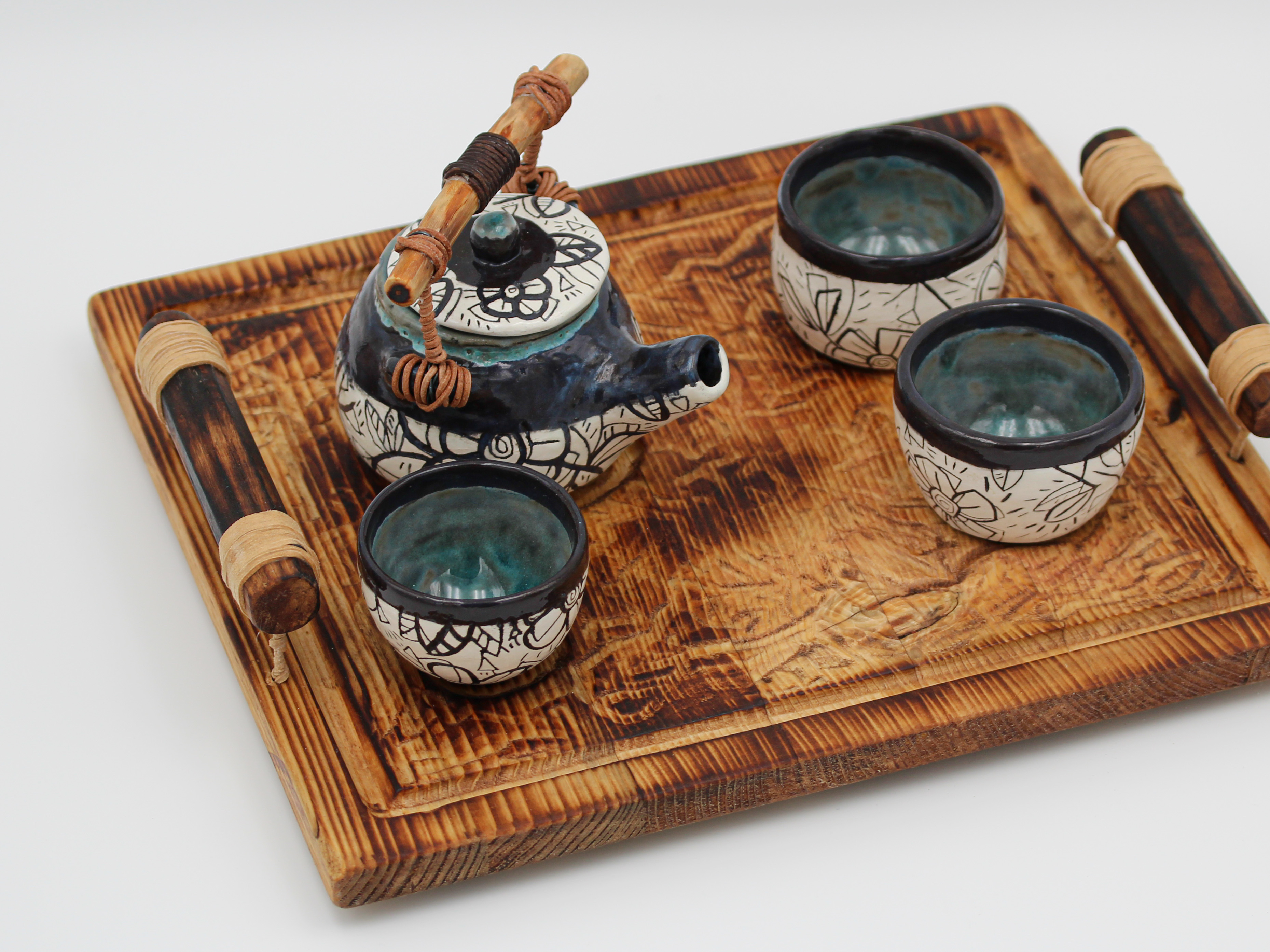 Handcrafted Ceramic Sakè set