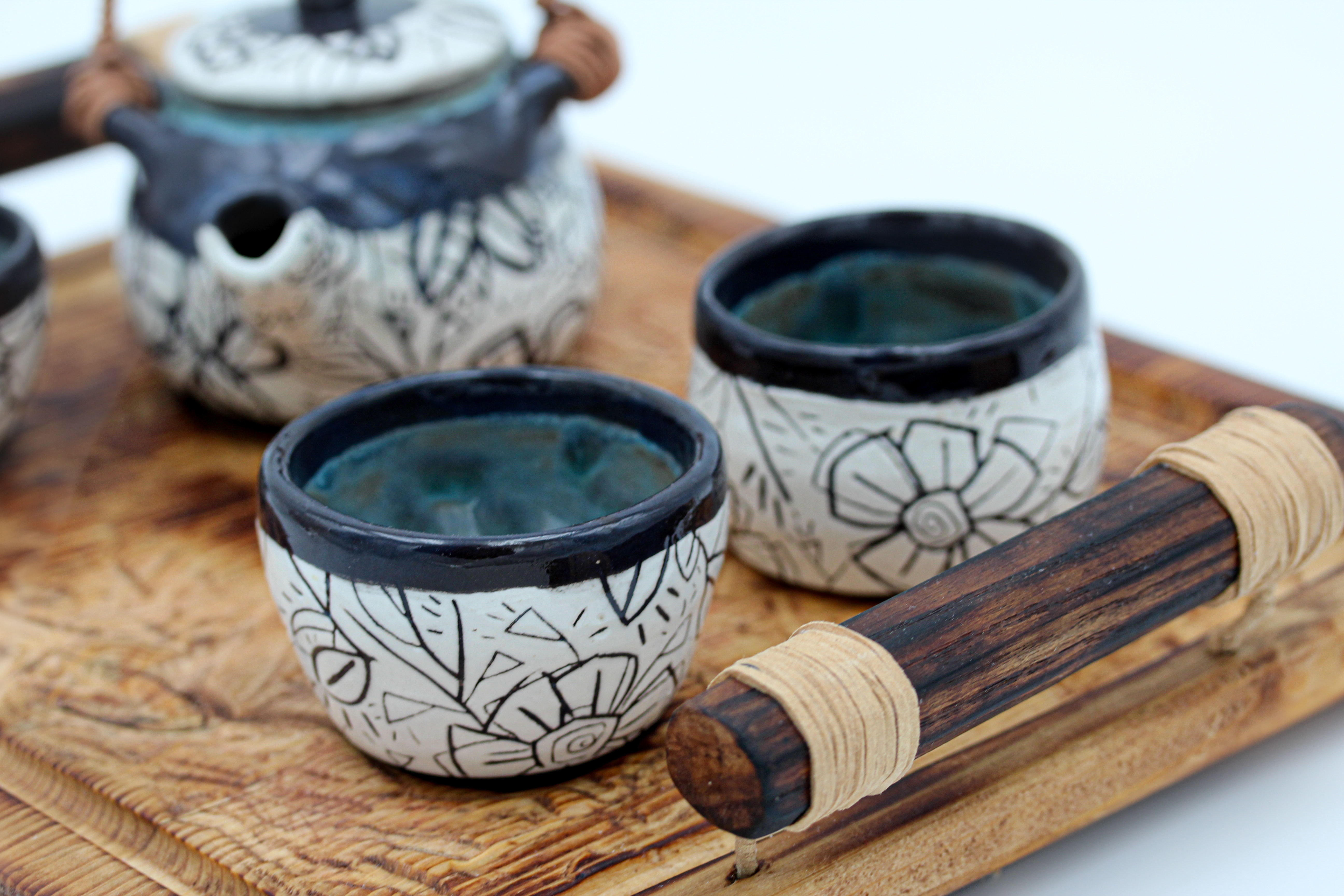 Handcrafted Ceramic Sakè set