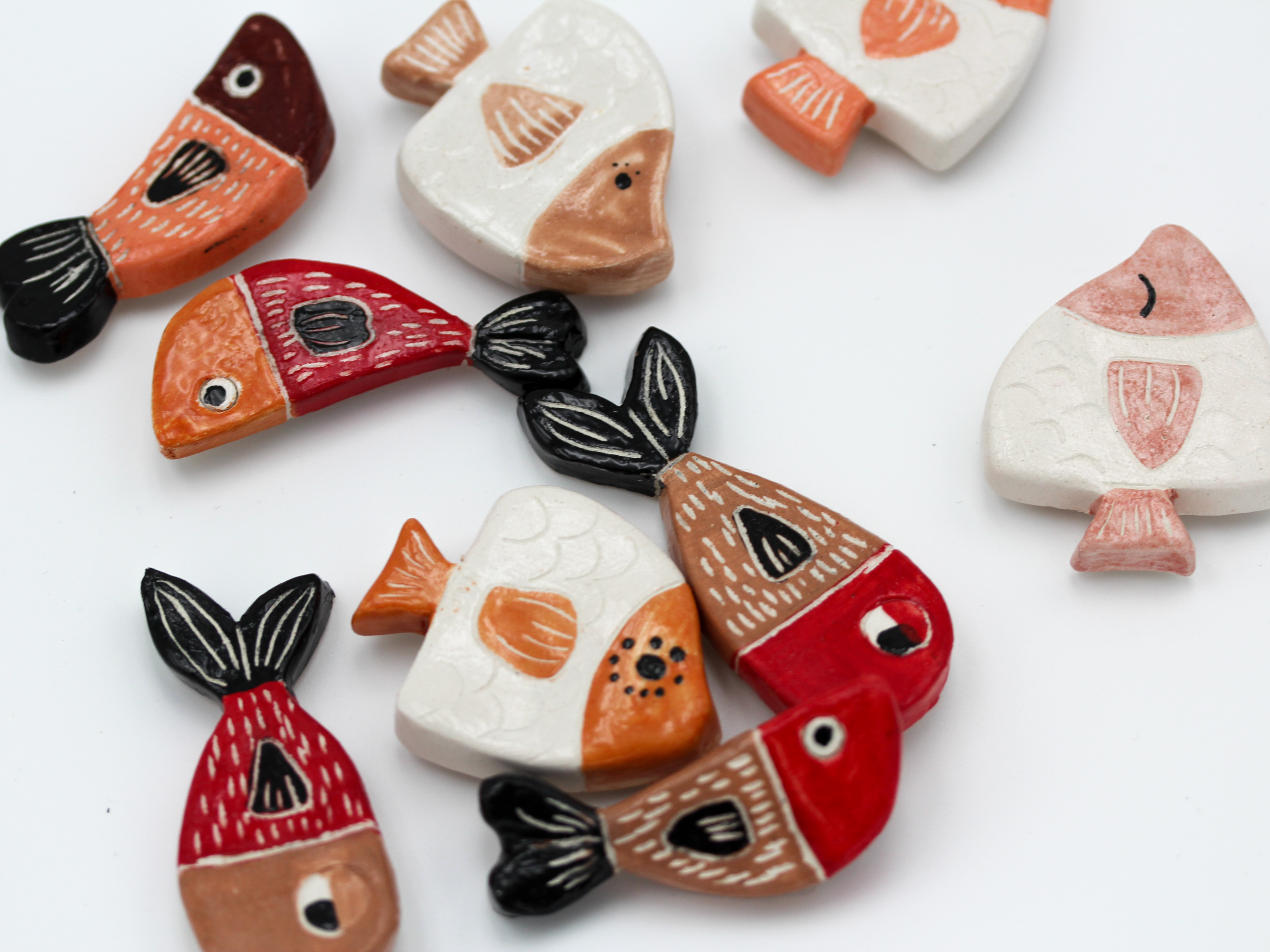 Ceramic Fish Magnet