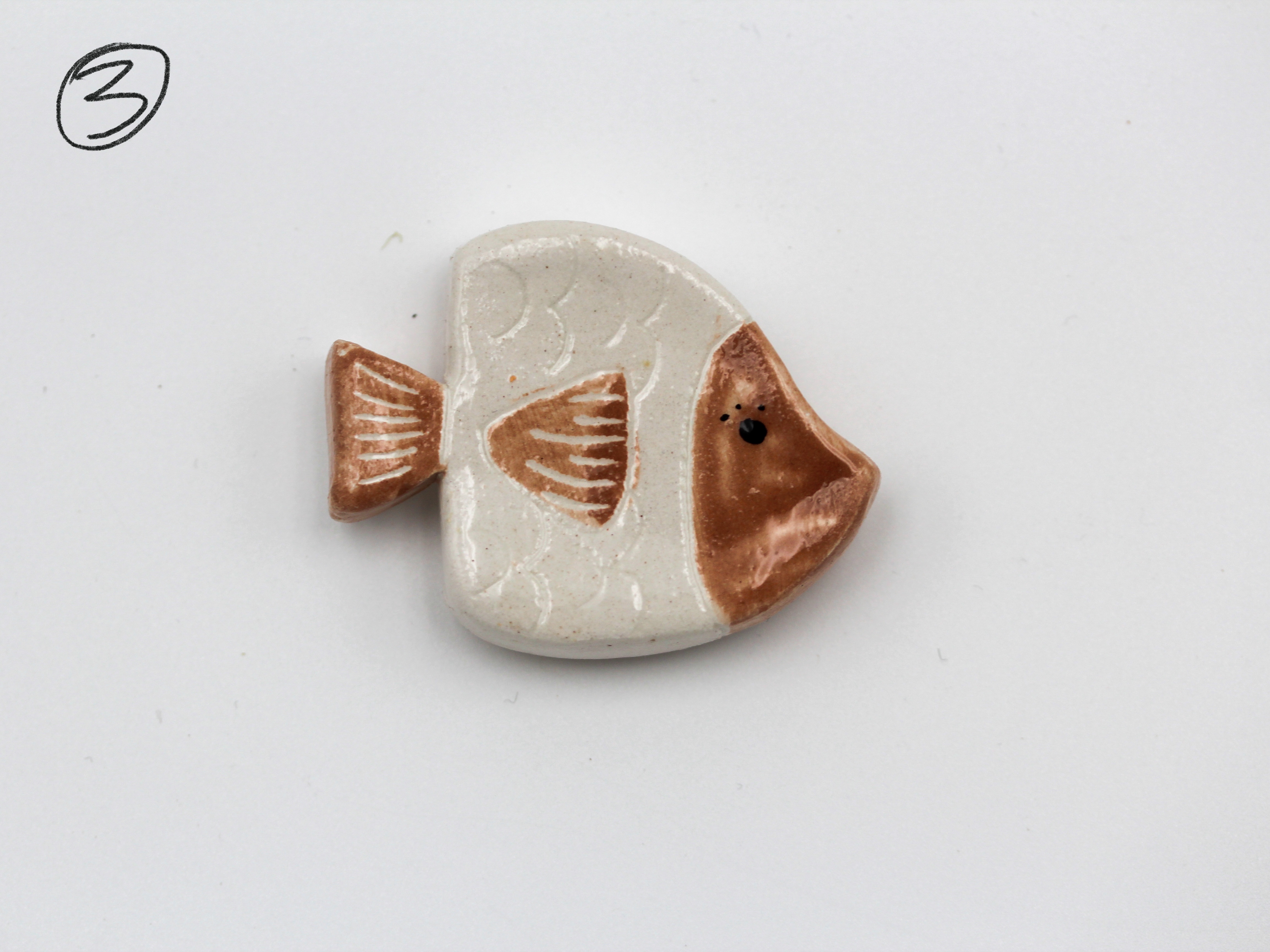 Ceramic Fish Magnet