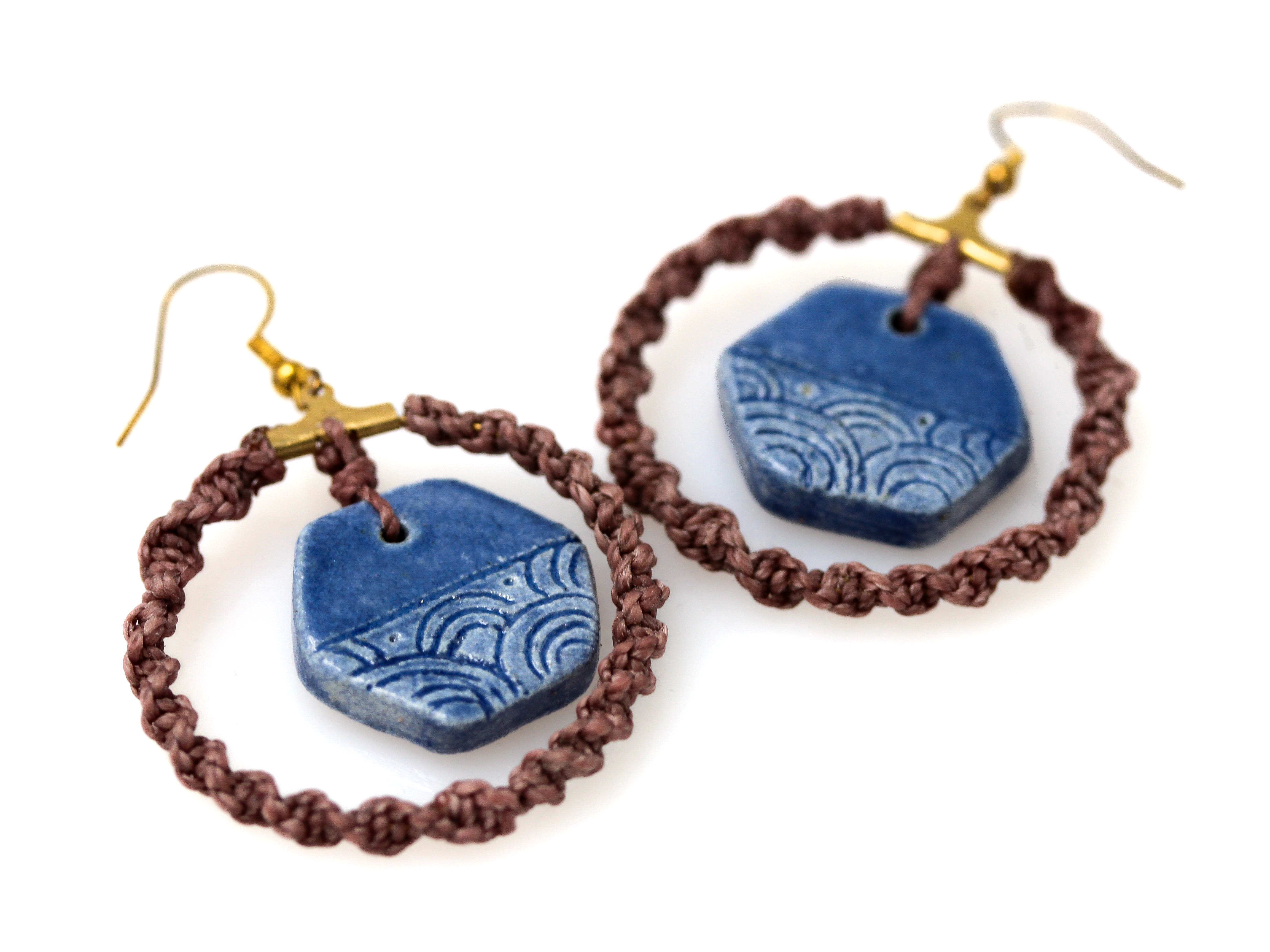 Handcrafted Ceramic Earrings