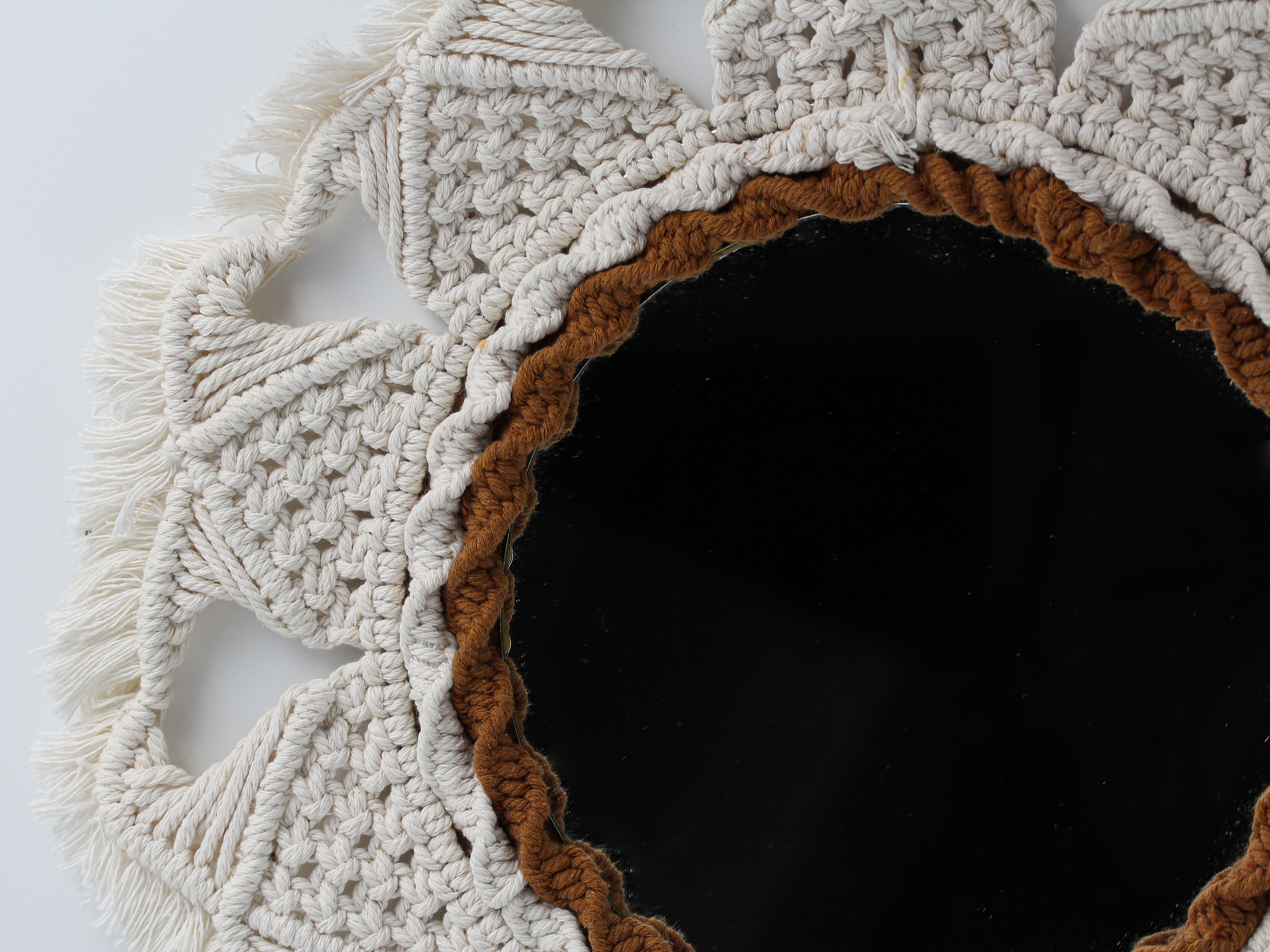 Handmade Macramé Mirror