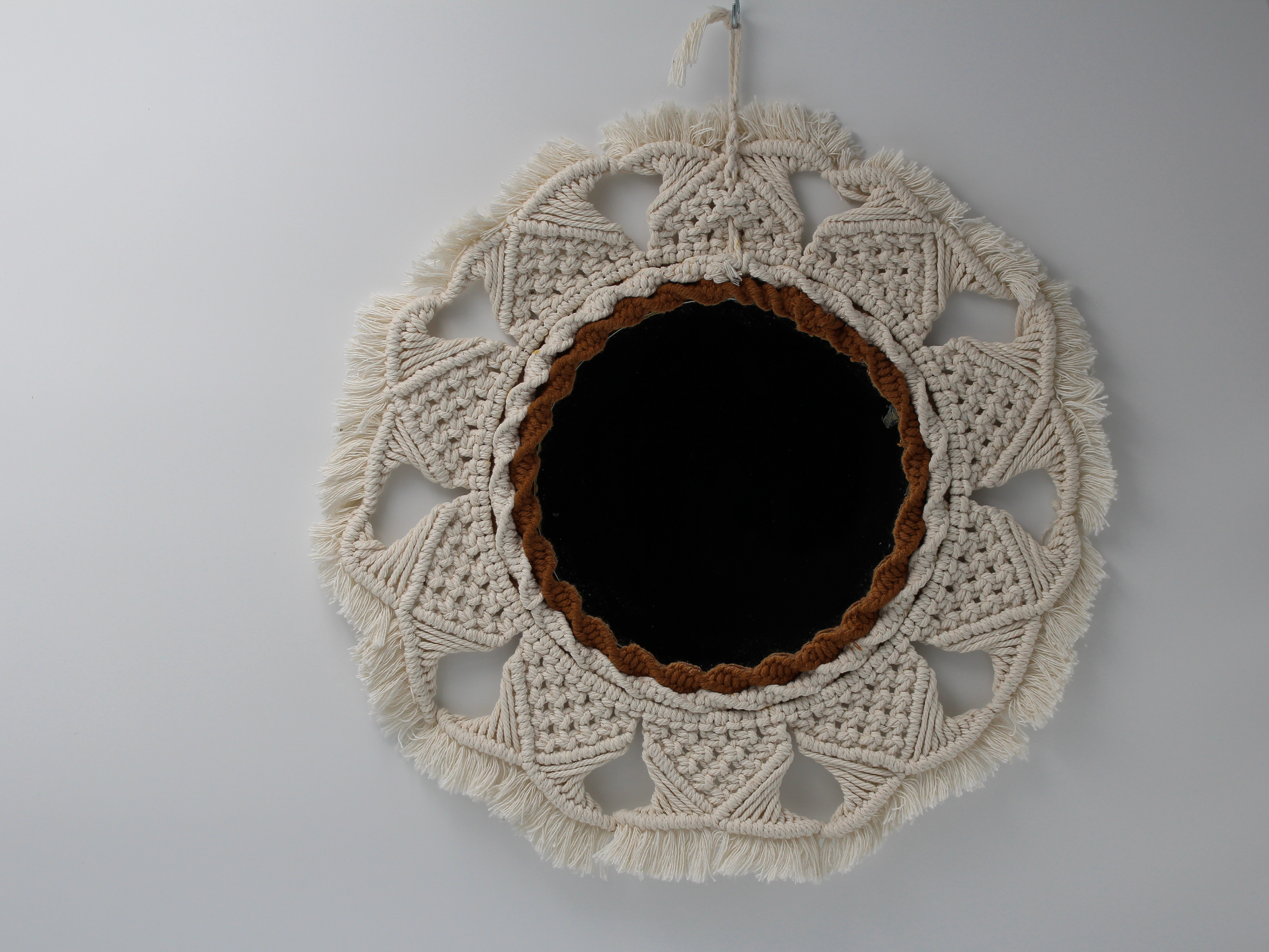 Handmade Macramé Mirror