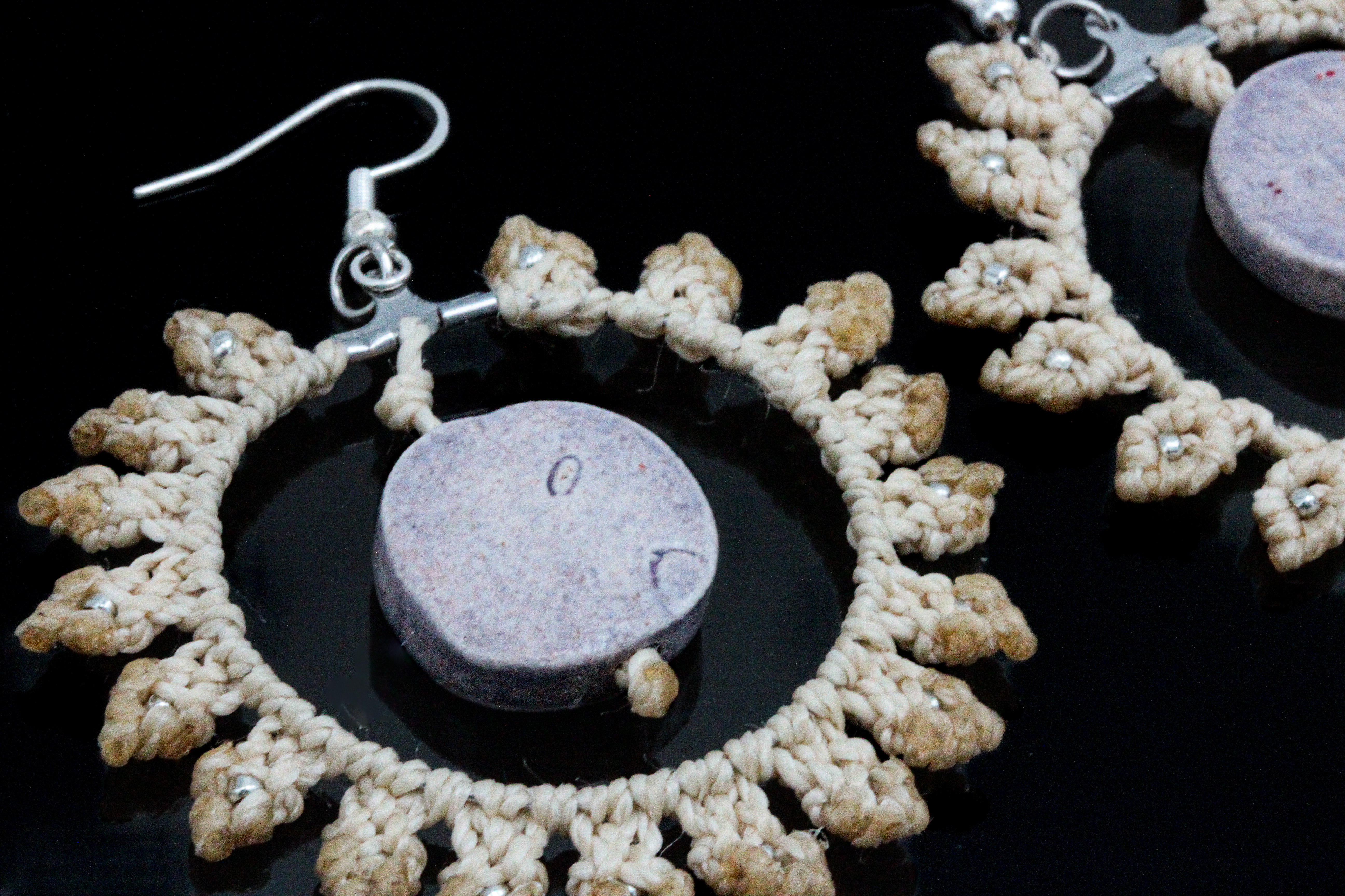 Handcrafted Stone Earrings