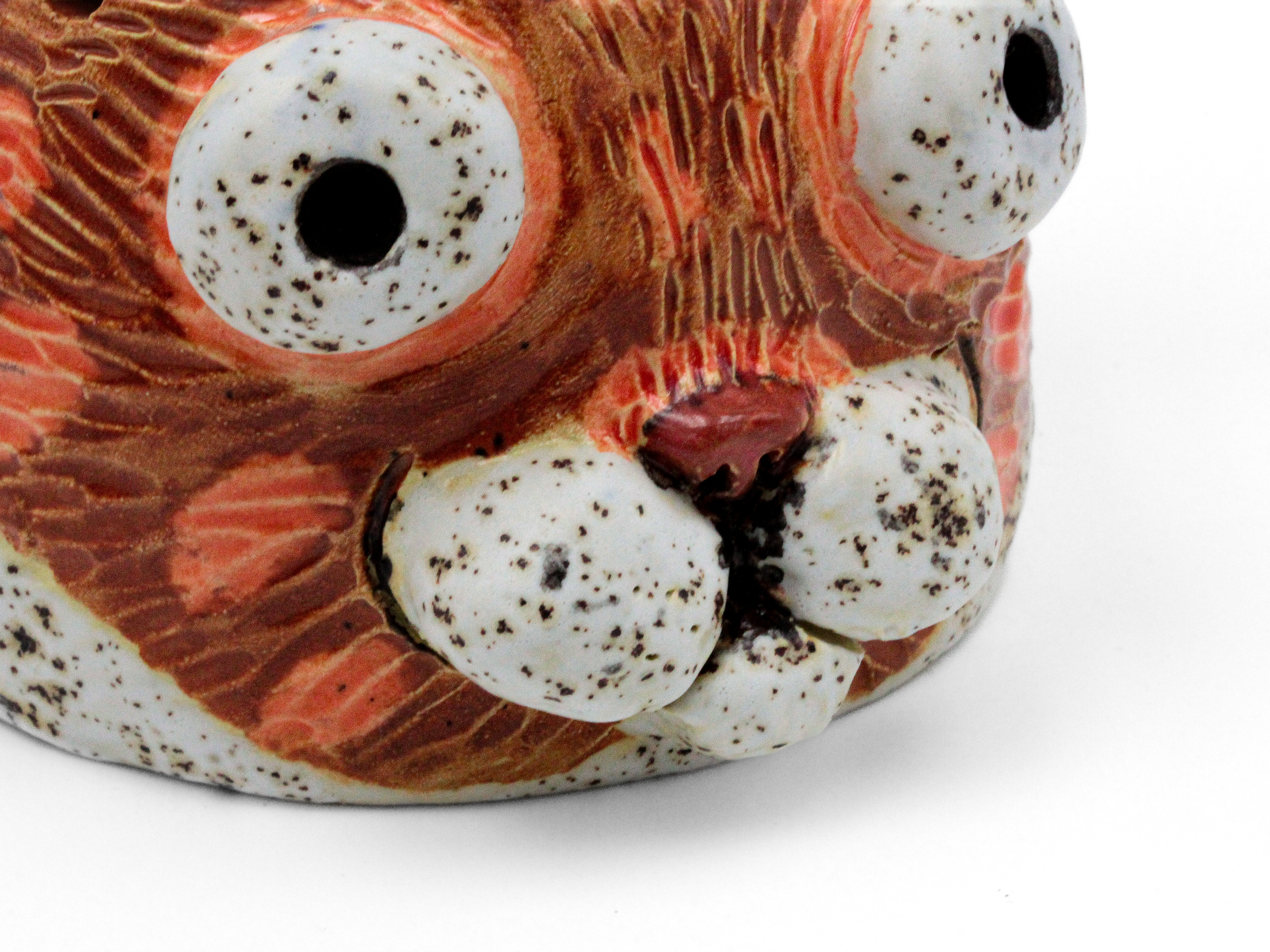Ceramic Cat Brush Holder
