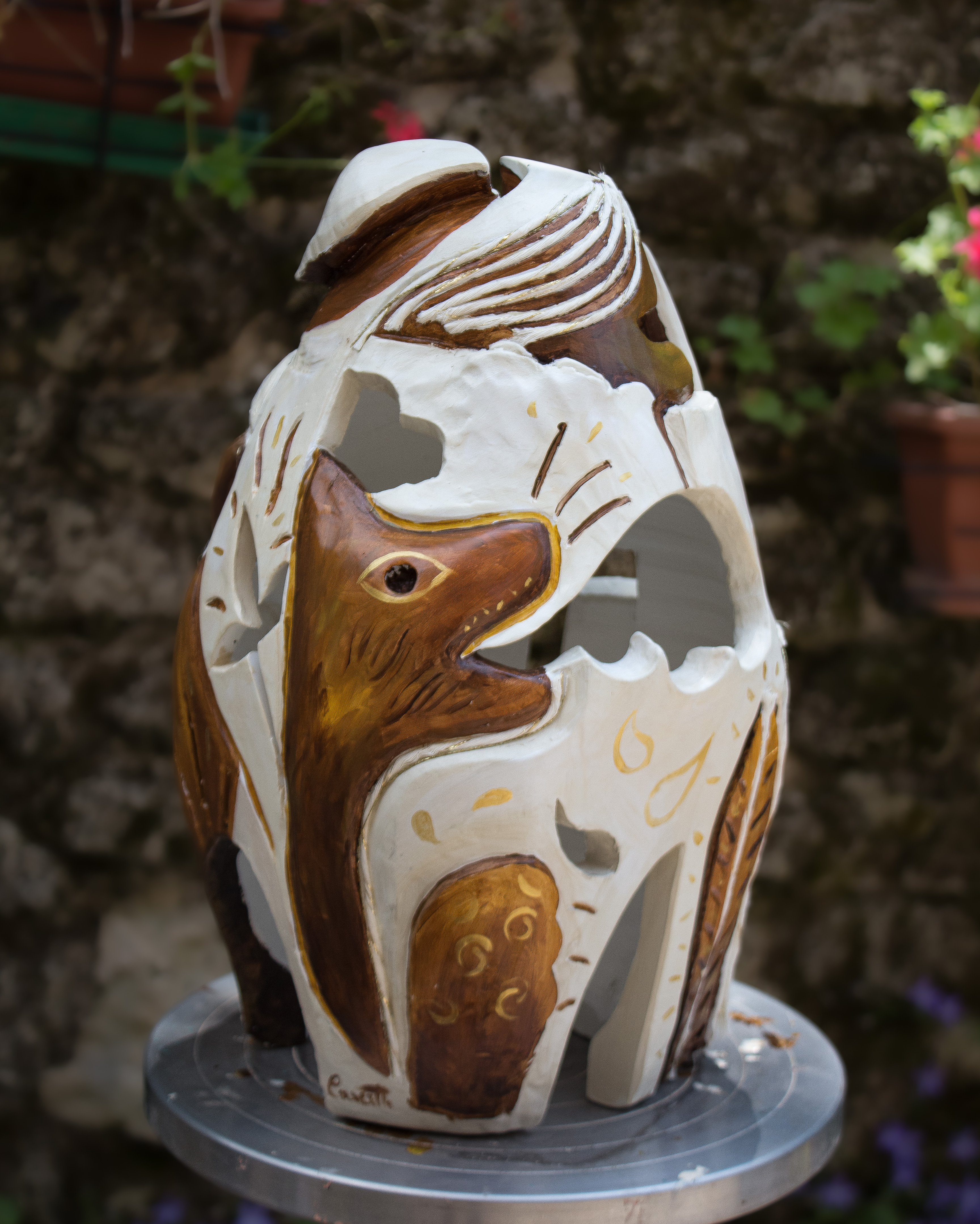 Abstract Ceramic Sculpture