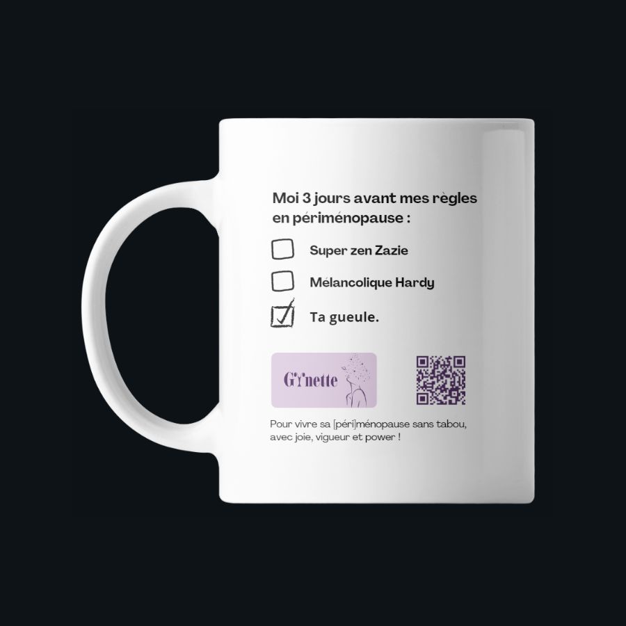 Mug Tasse Gynette humour de périménopause