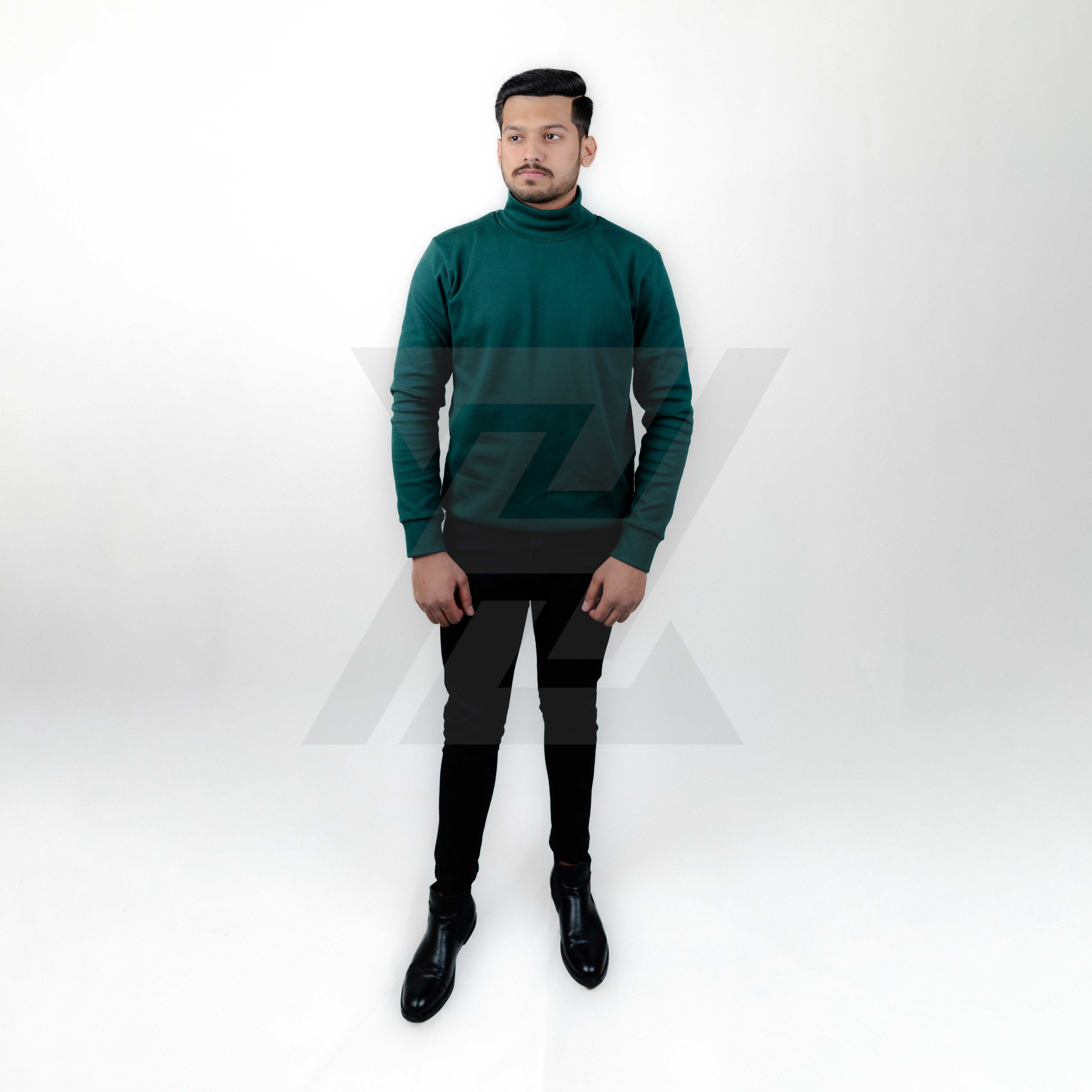 Forest Green Turtle Neck