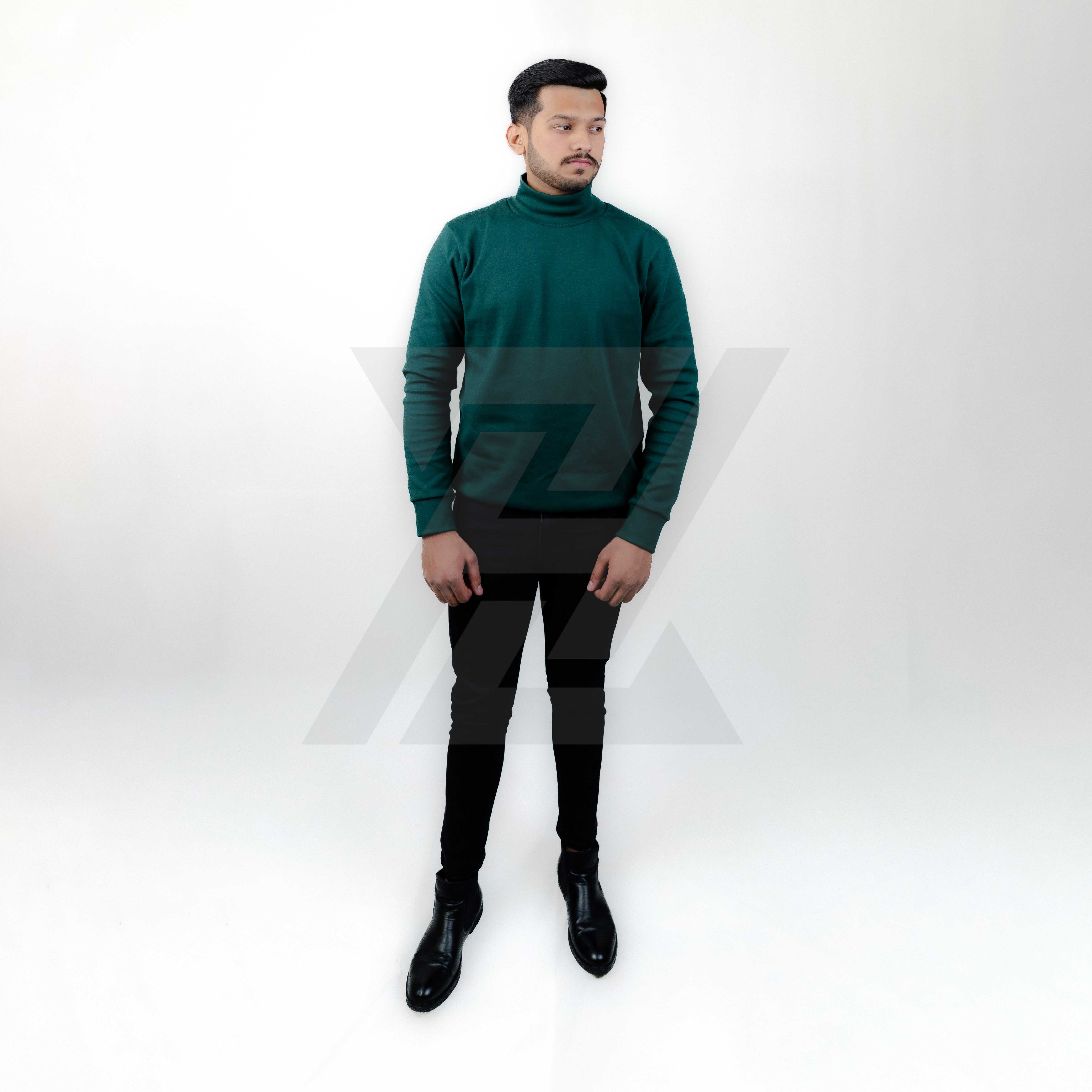 Forest Green Turtle Neck