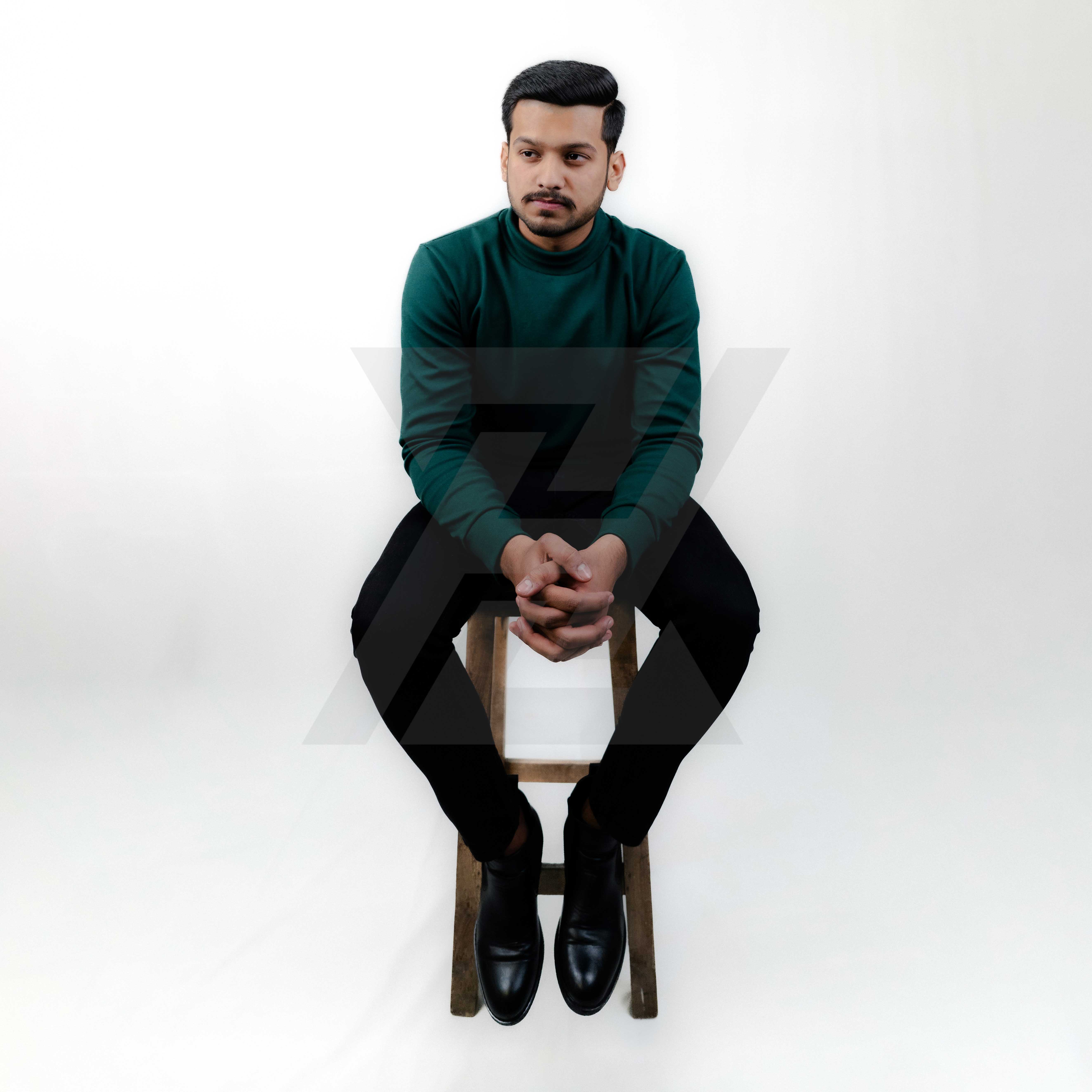 Forest Green Turtle Neck