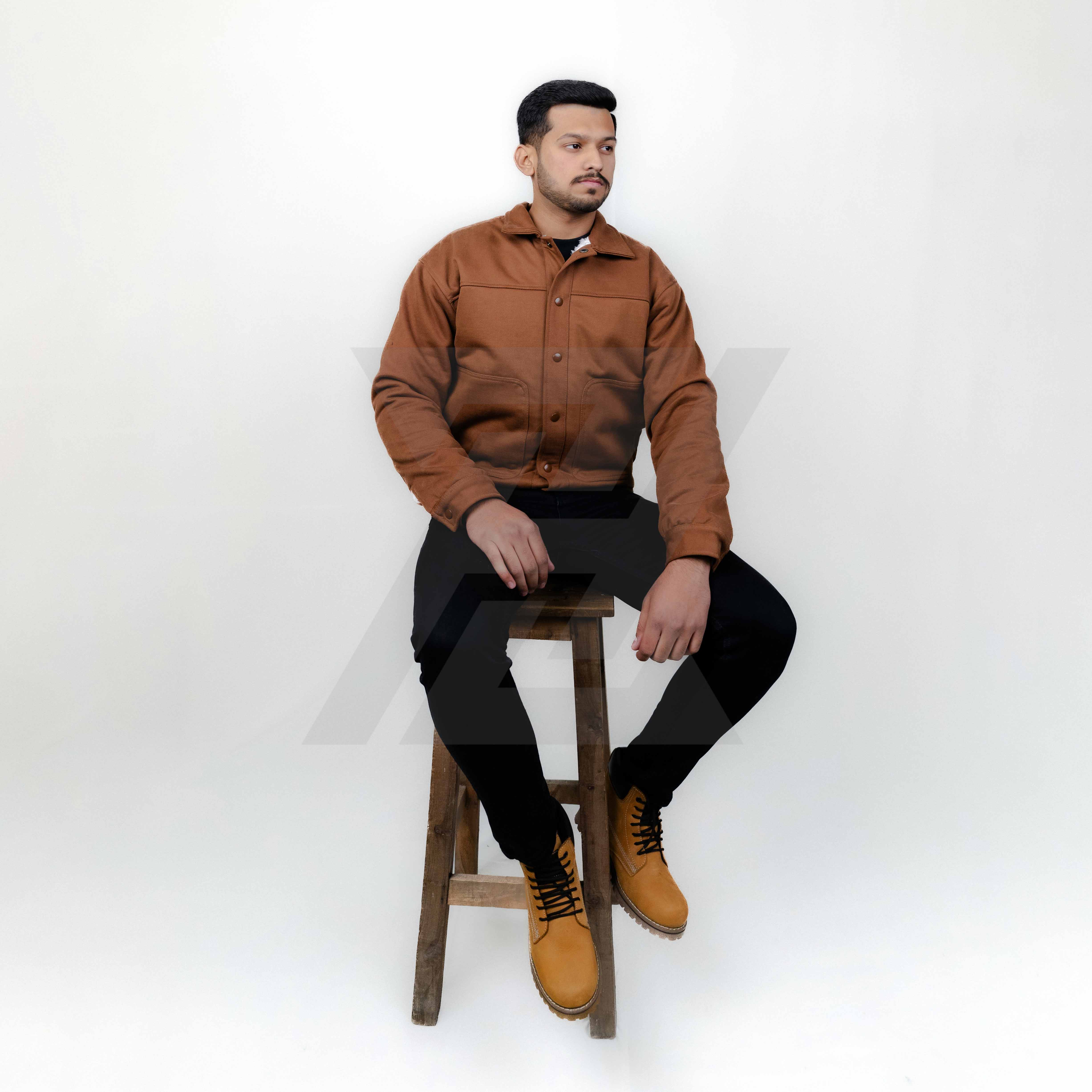 Terry Buttoned Down Jacket