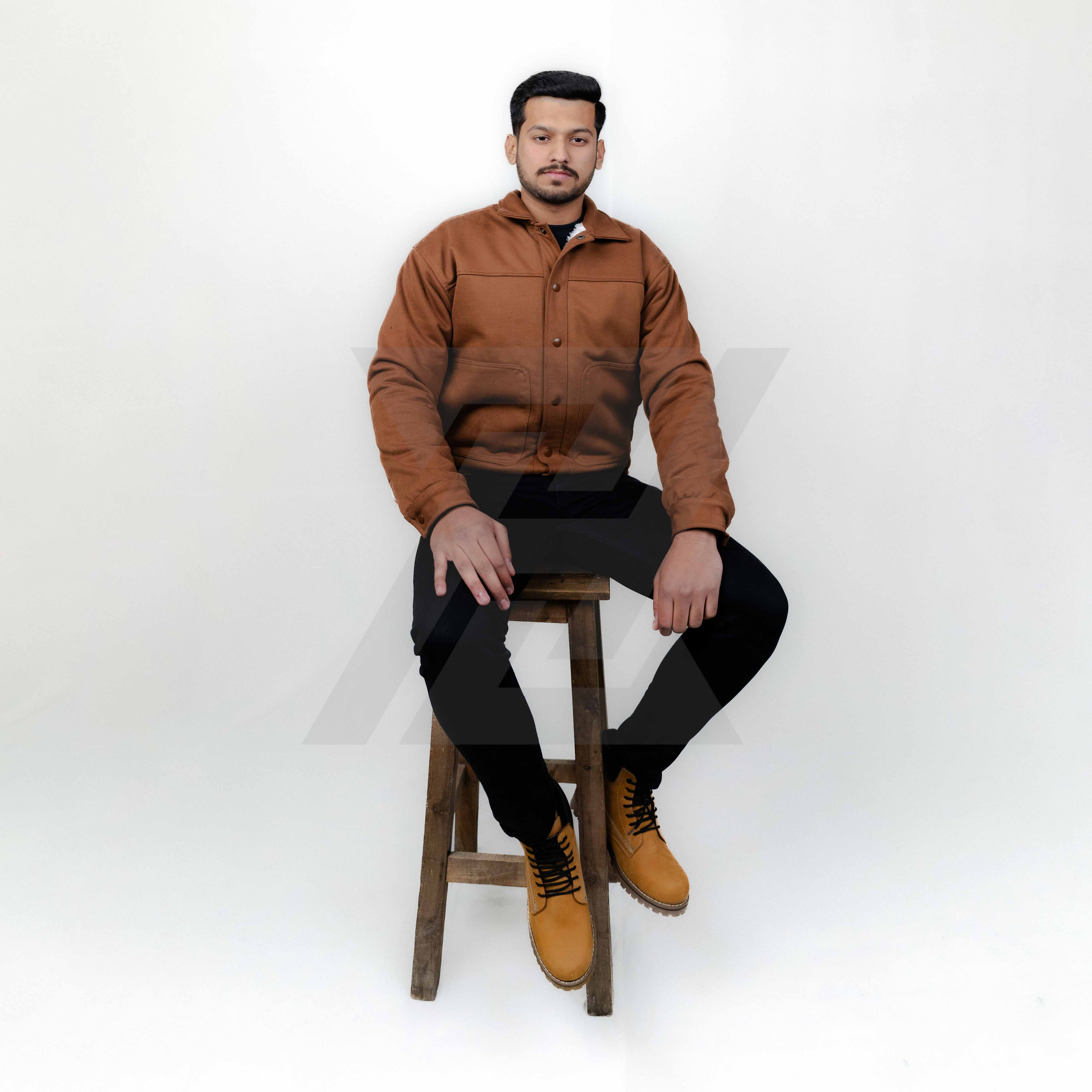 Terry Buttoned Down Jacket