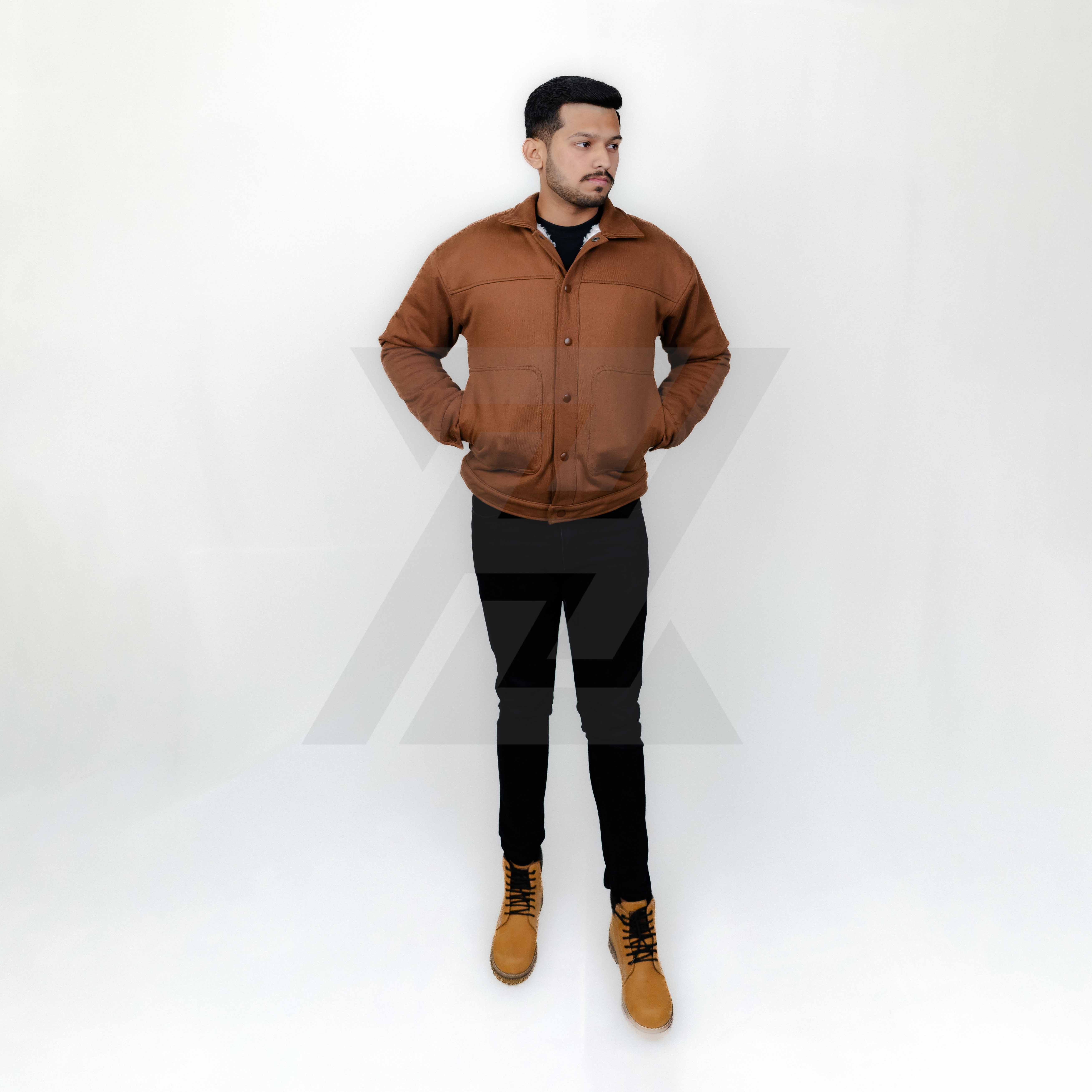 Terry Buttoned Down Jacket