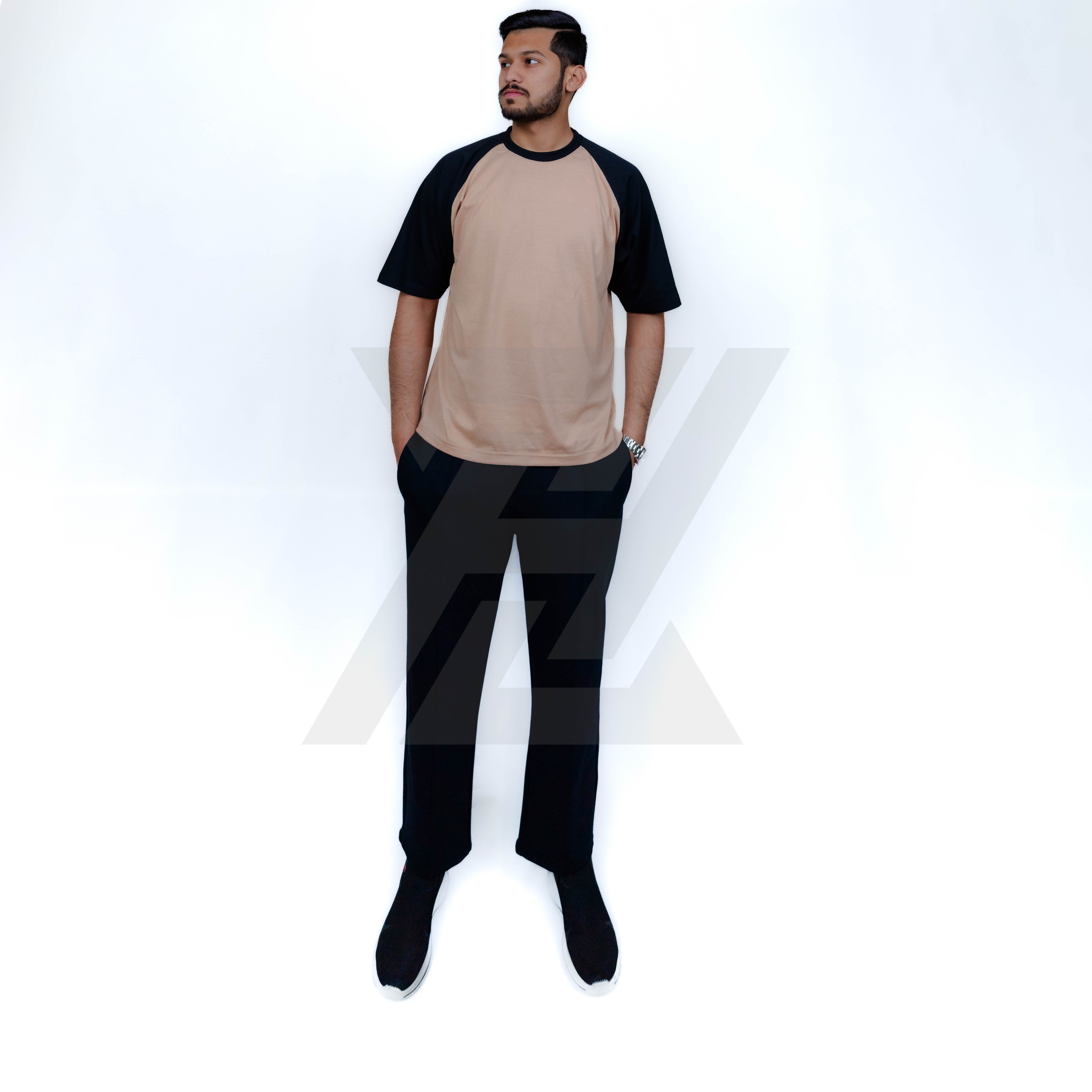 Contrast Round Neck T-shirt