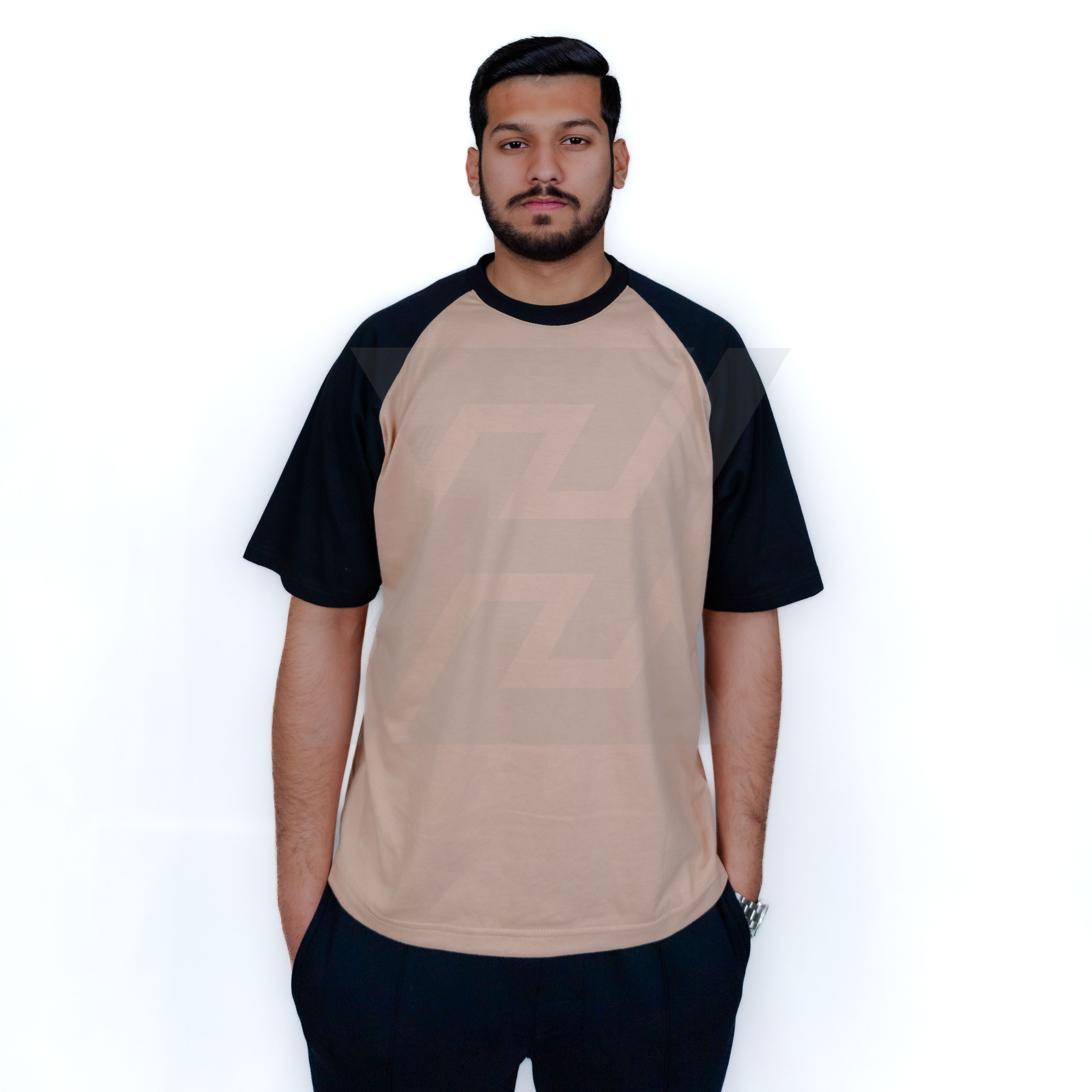 Contrast Round Neck T-shirt