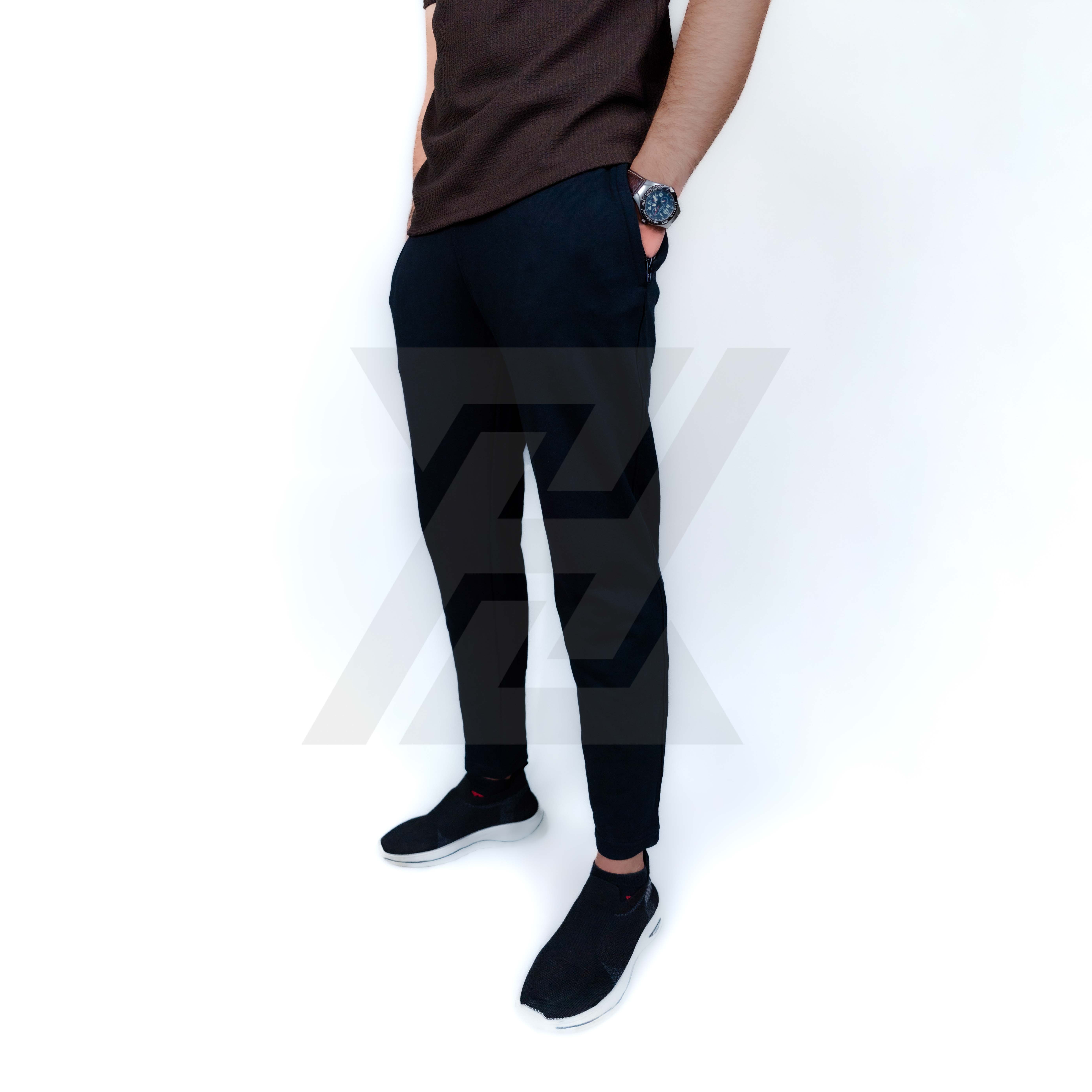 Black Terry Trouser