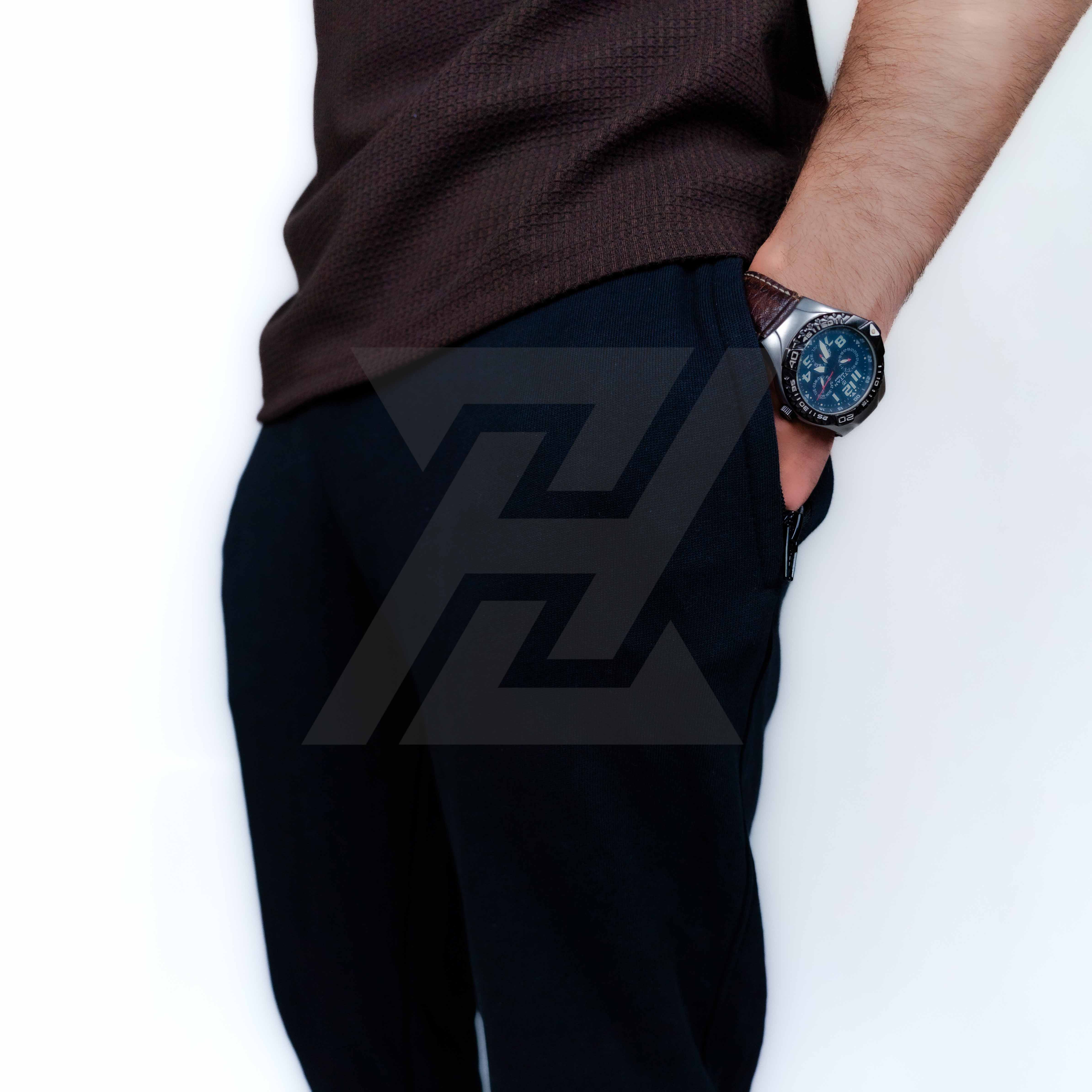 Black Terry Trouser