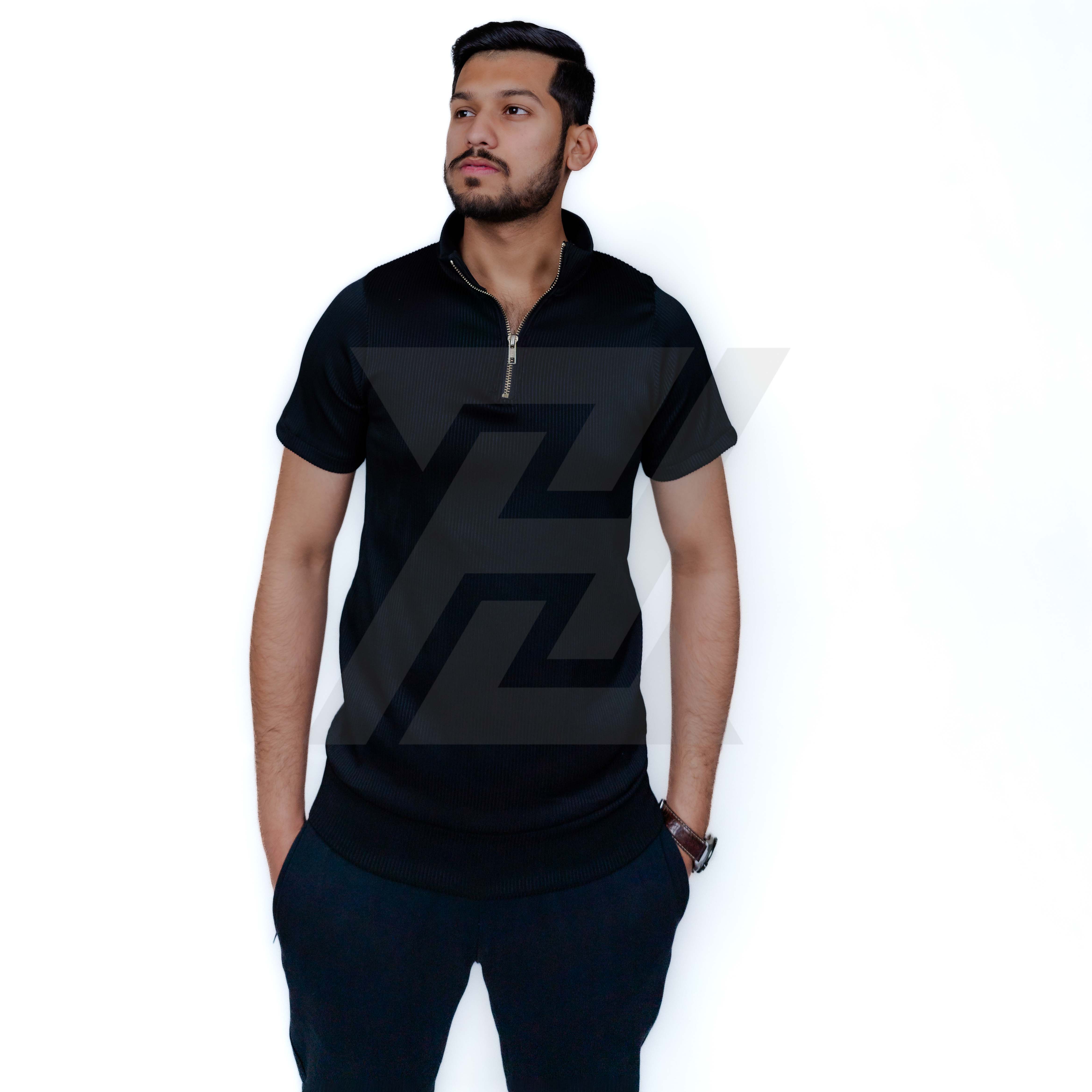 Drop Needle Neck Zipper