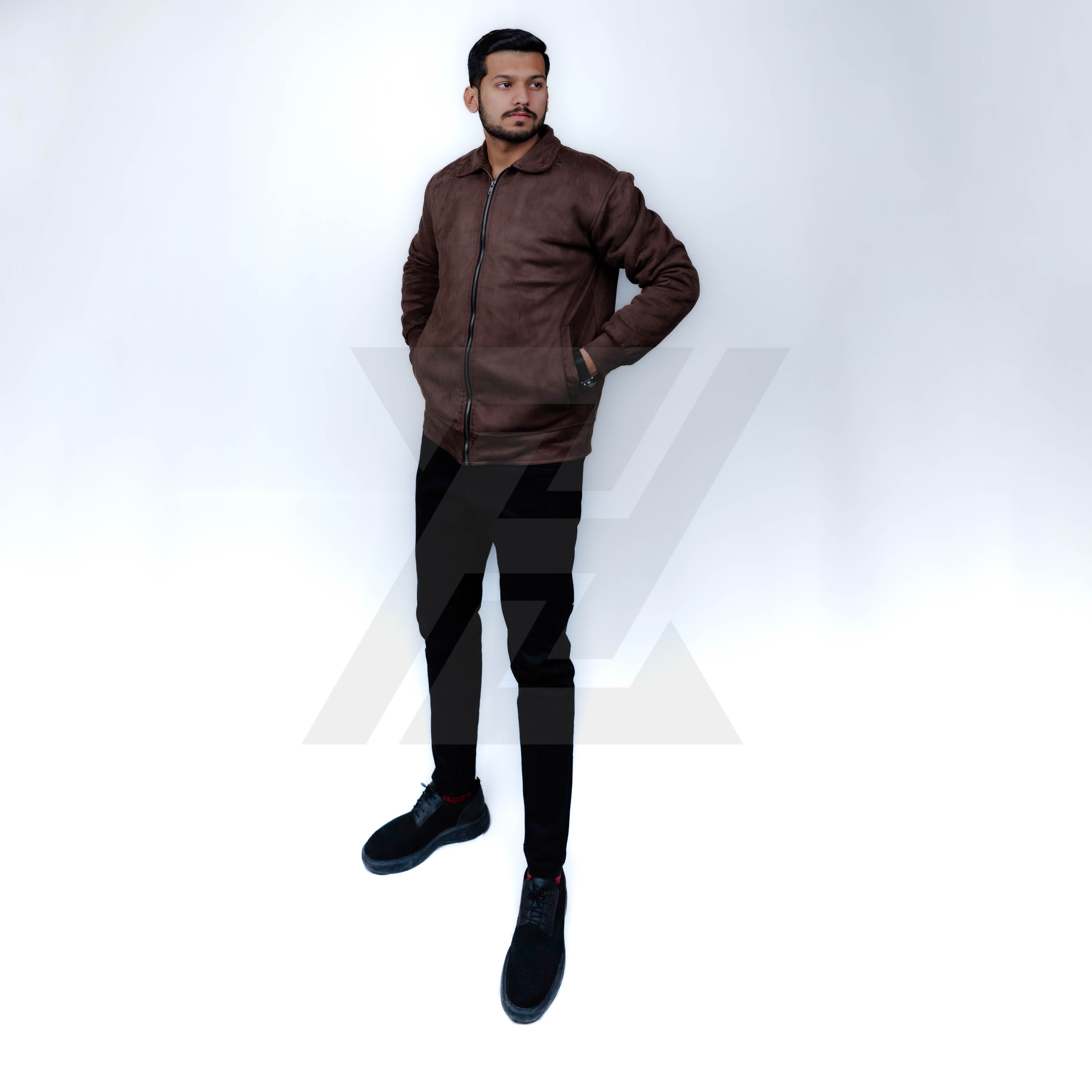Copper Brown Suede Jacket