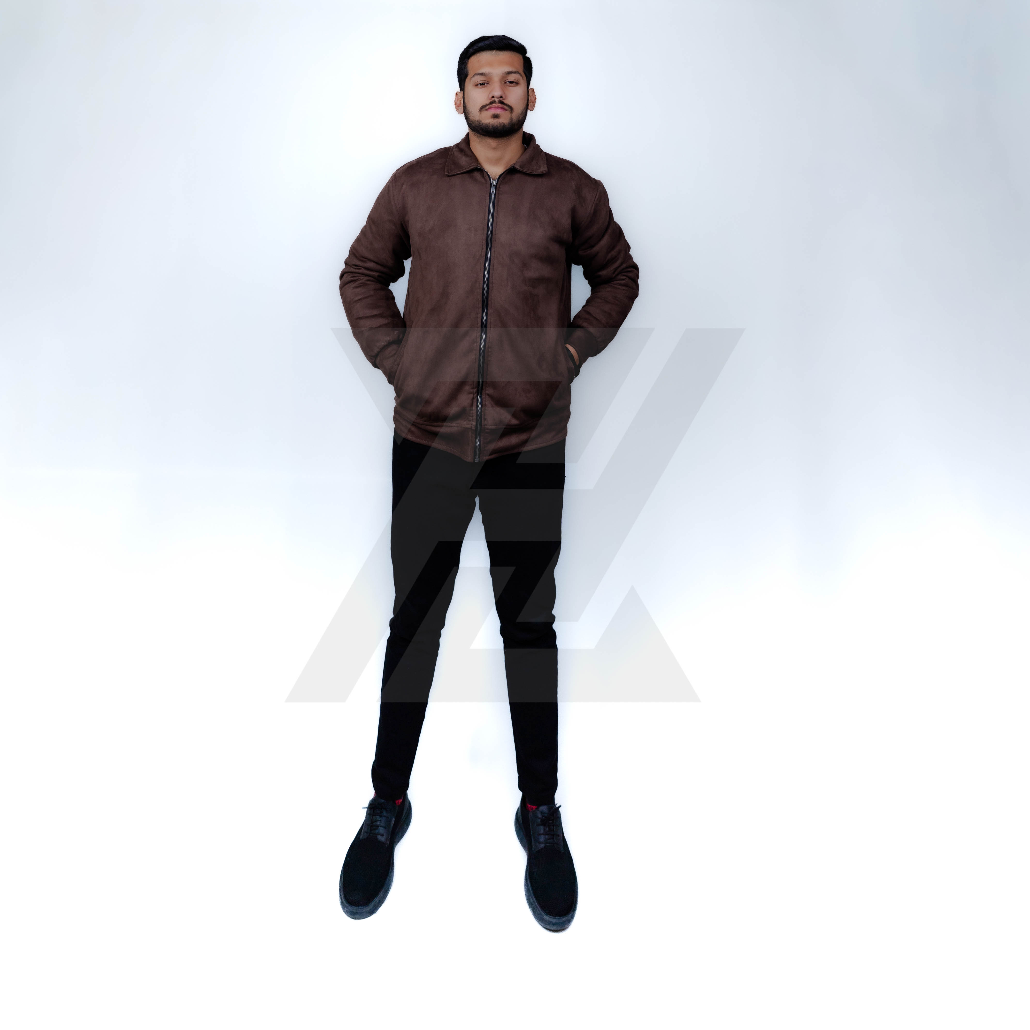 Copper Brown Suede Jacket