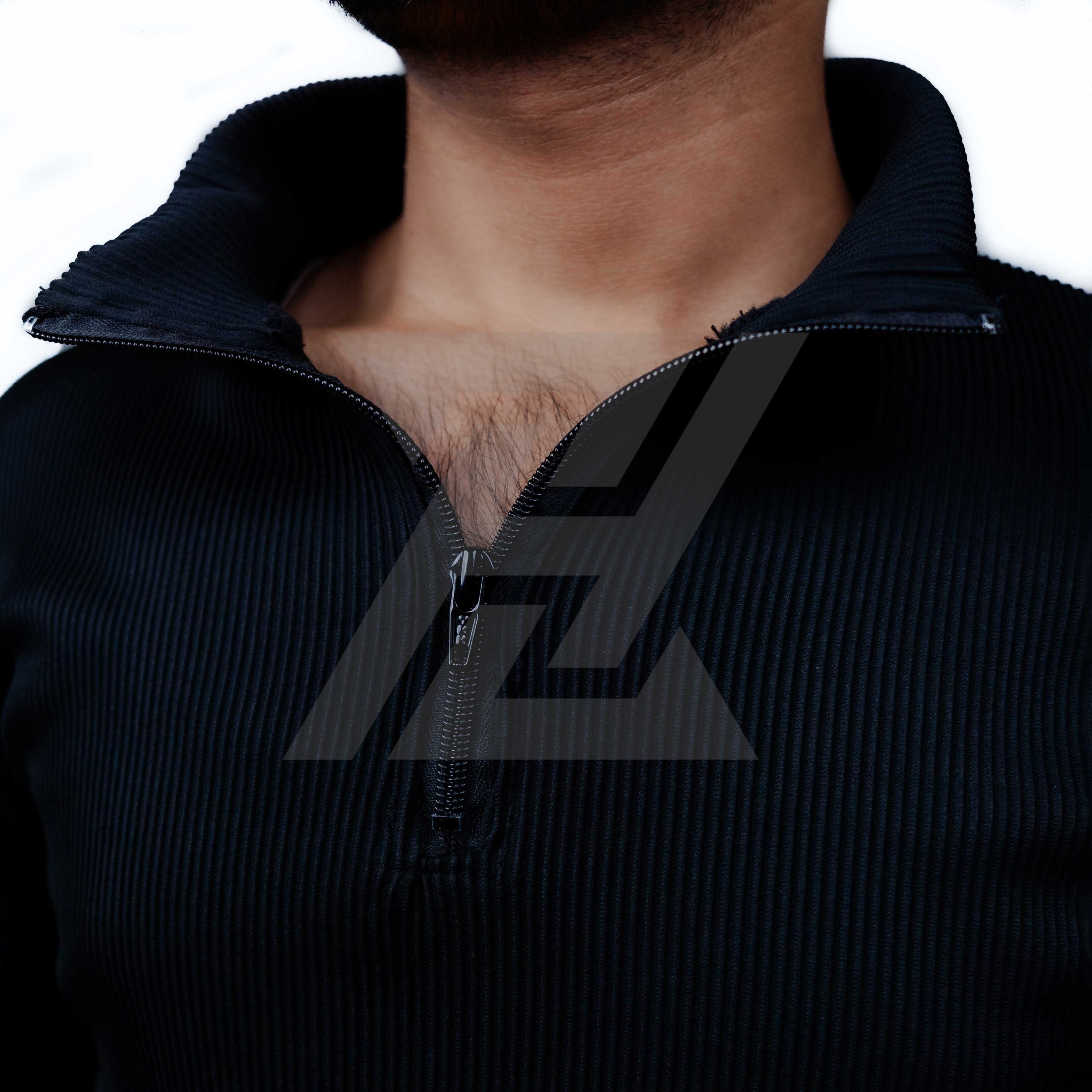 Drop Needle Neck Zipper