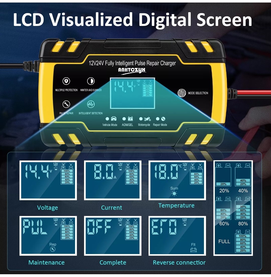 Cargador de batería inteligente